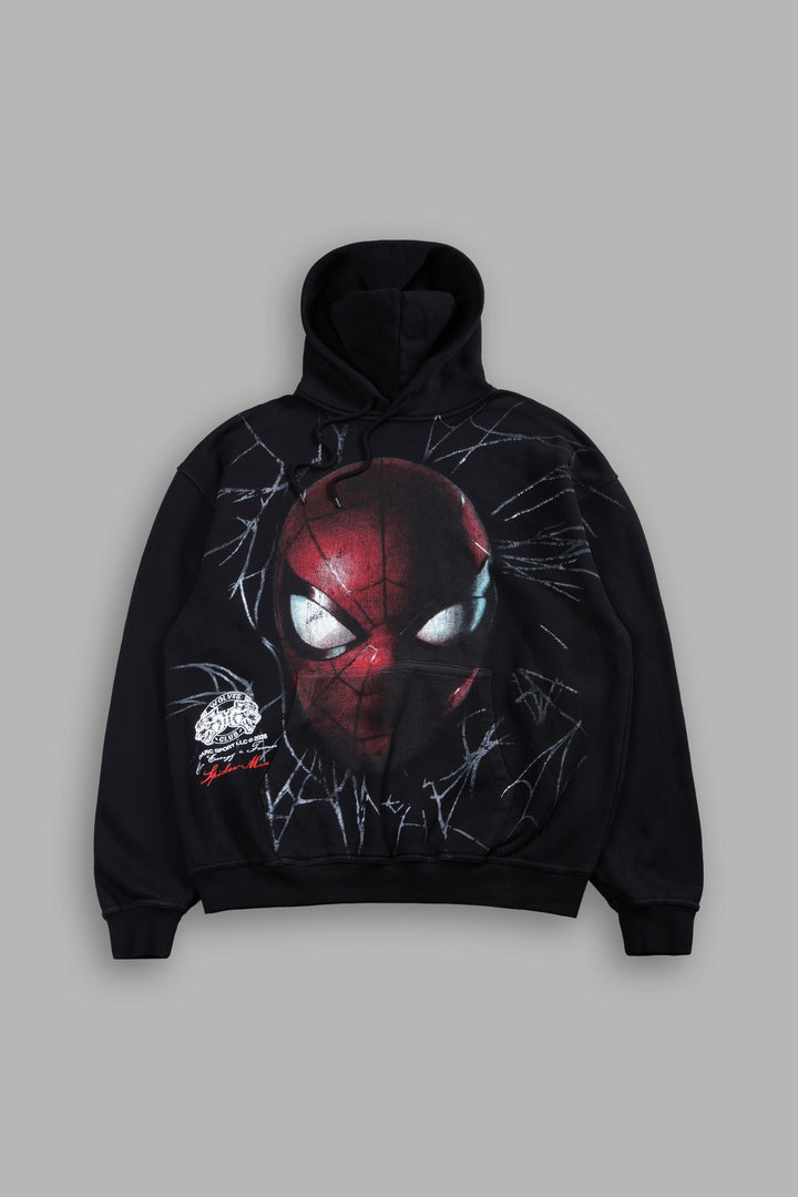 Web Of Darkness Bishop Hoodie in Black
