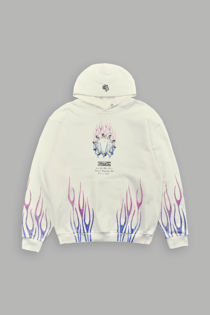 Mickey Forever Pierce Hoodie in Cream