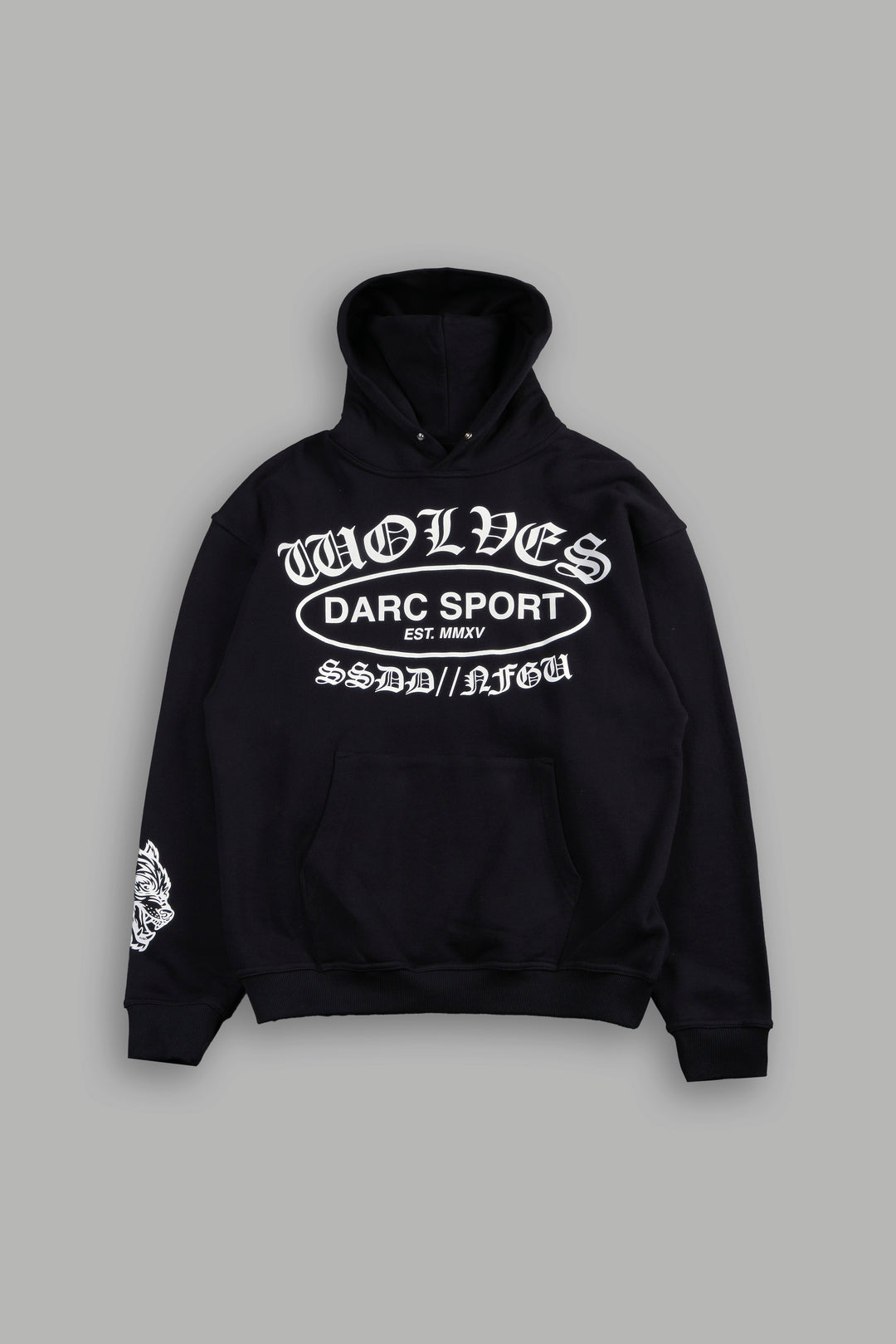 Darc Emblem Pierce Hoodie In Black