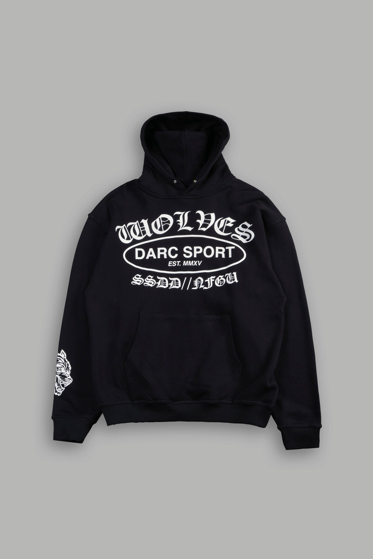Darc Emblem Pierce Hoodie In Black