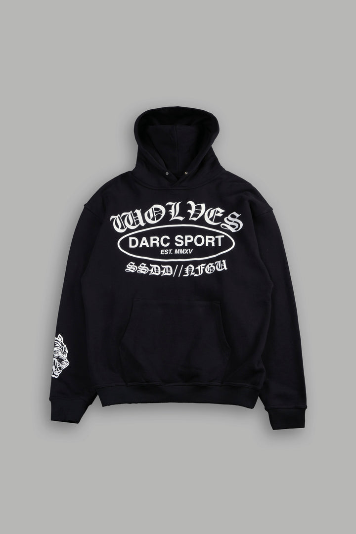 Darc Emblem Pierce Hoodie In Black