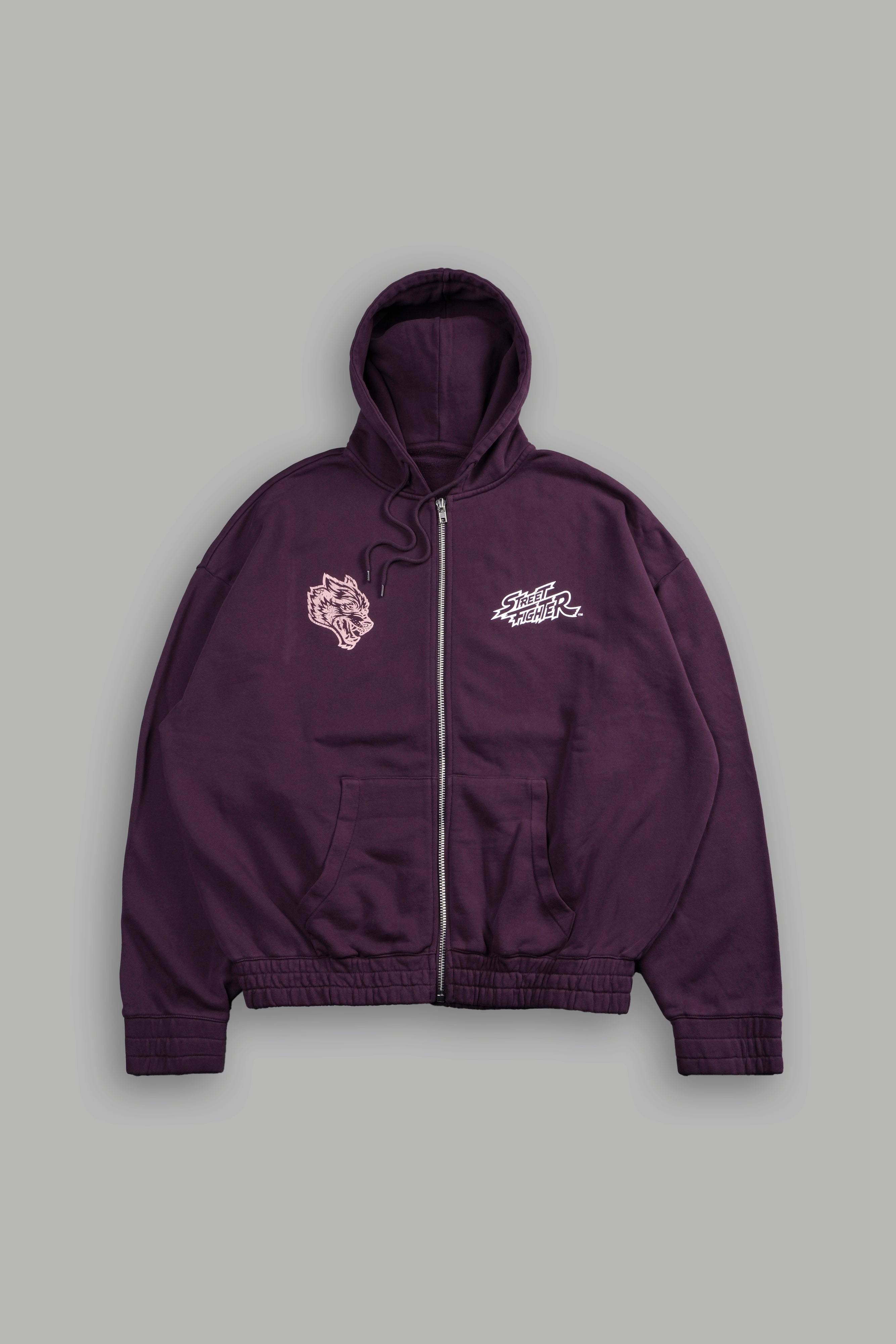 Stability She "Chambers" Zip Hoodie in Storm Purple