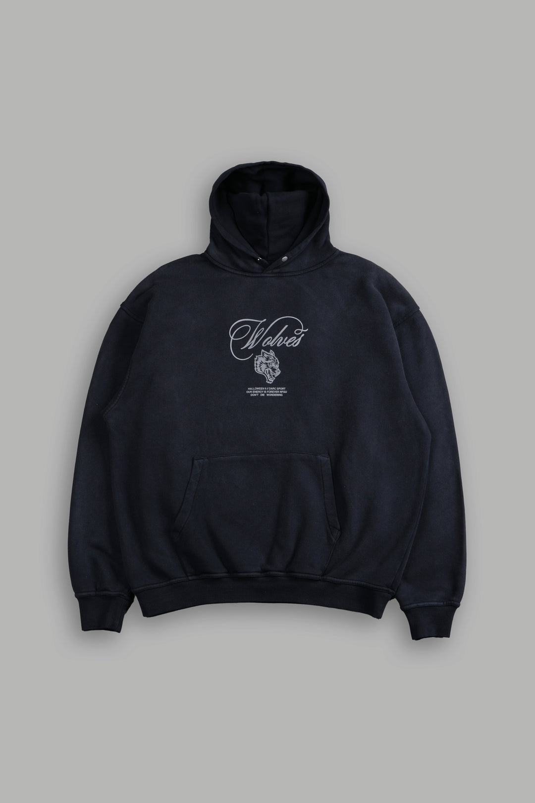 (1 OF 500) In the Night "Pierce" Hoodie in Black Drift Wash