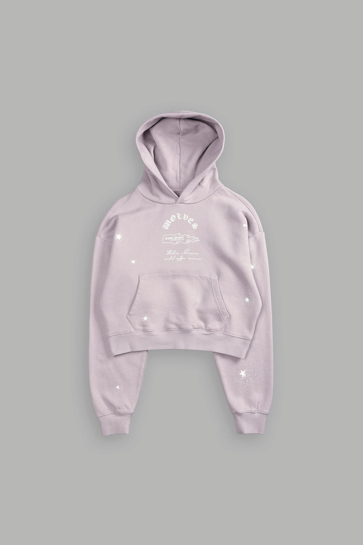 Moonlight "Owen" (Cropped) Hoodie in Quartz