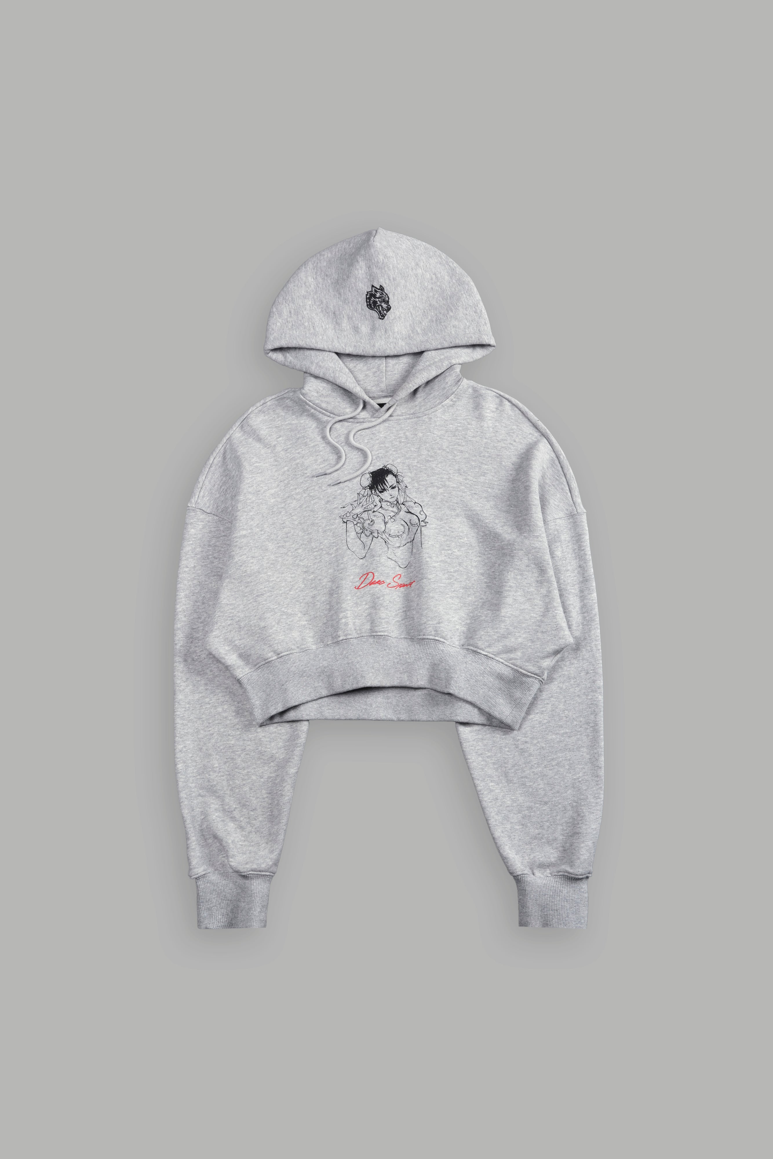 No Match "Ava" Hoodie in Light Athletic Gray