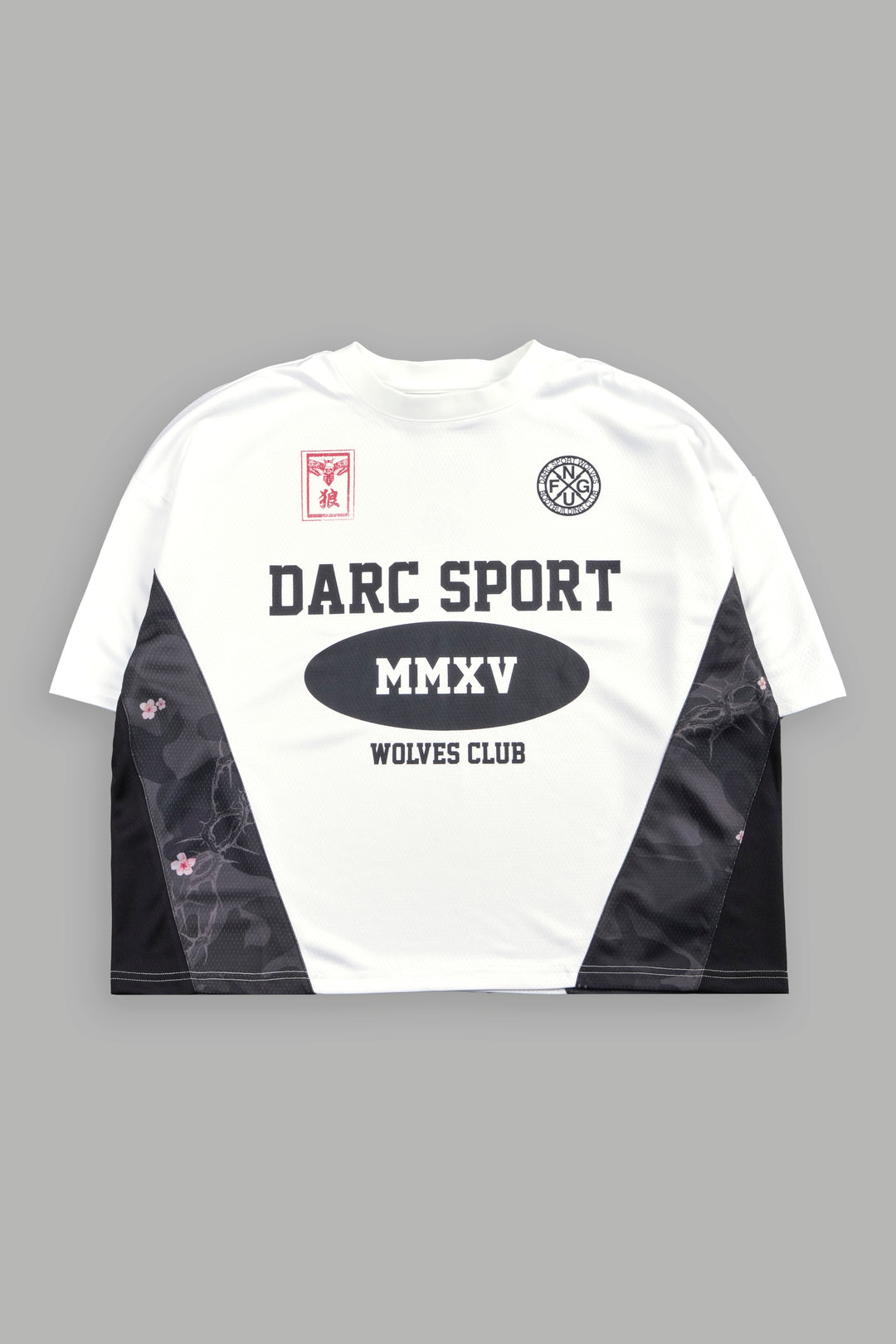 Ds Warrior Naldo Sports Jersey in Cream/Black