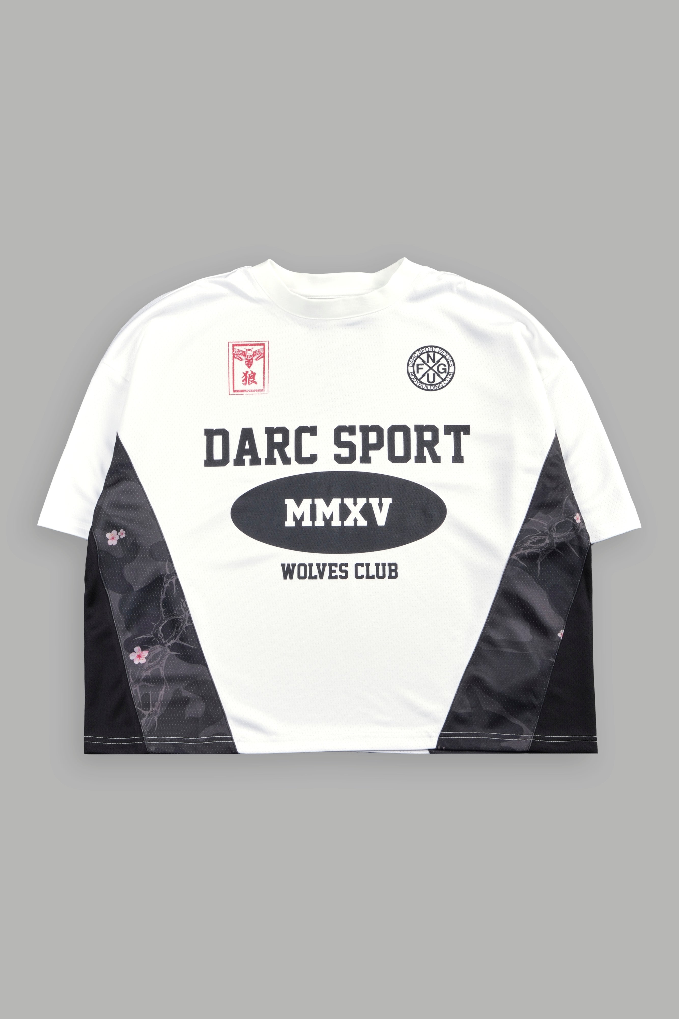 Ds Warrior Naldo Sports Jersey in Cream/Black