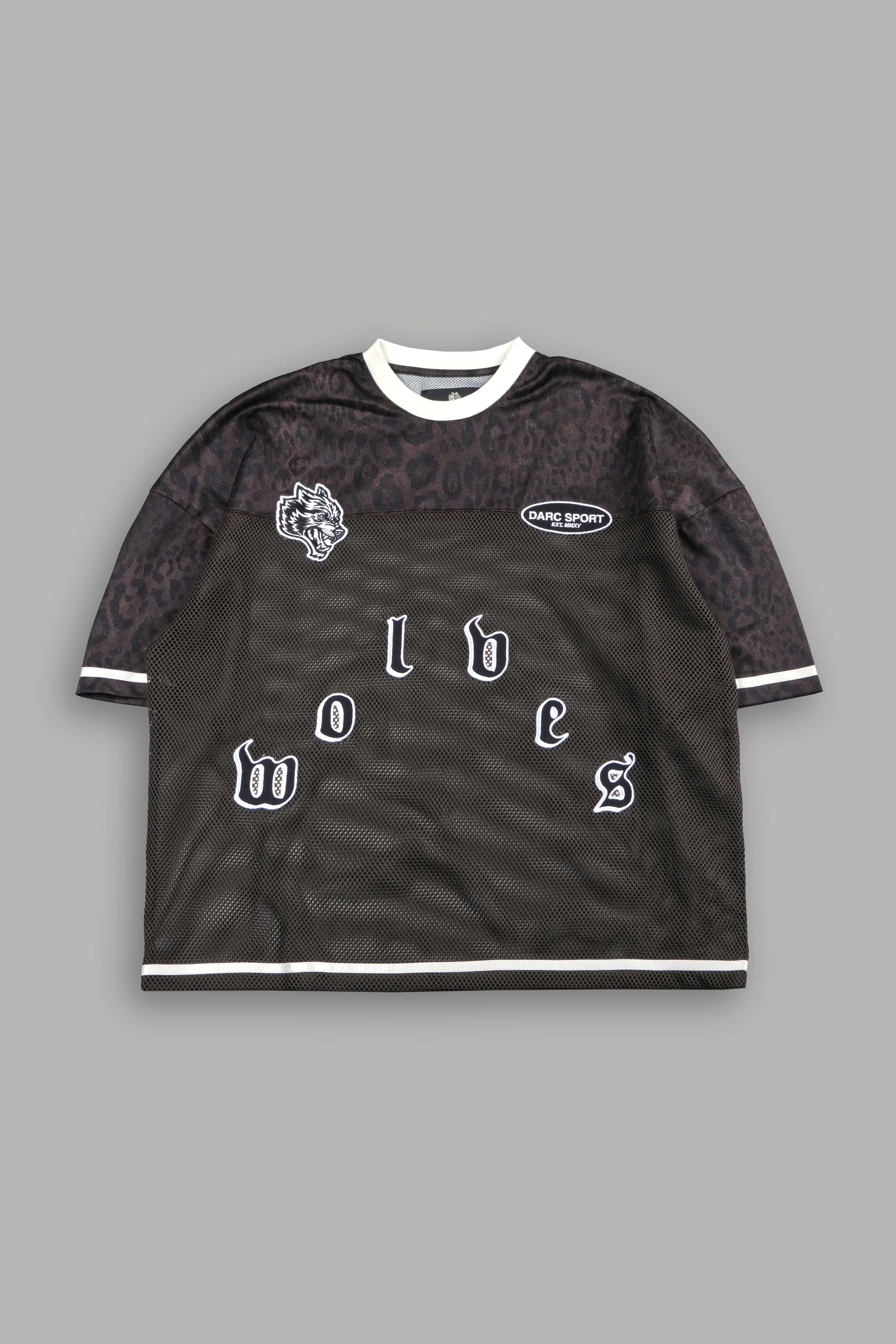 Darc Pyramid Bobby B Jersey in Darc Brown Leopard