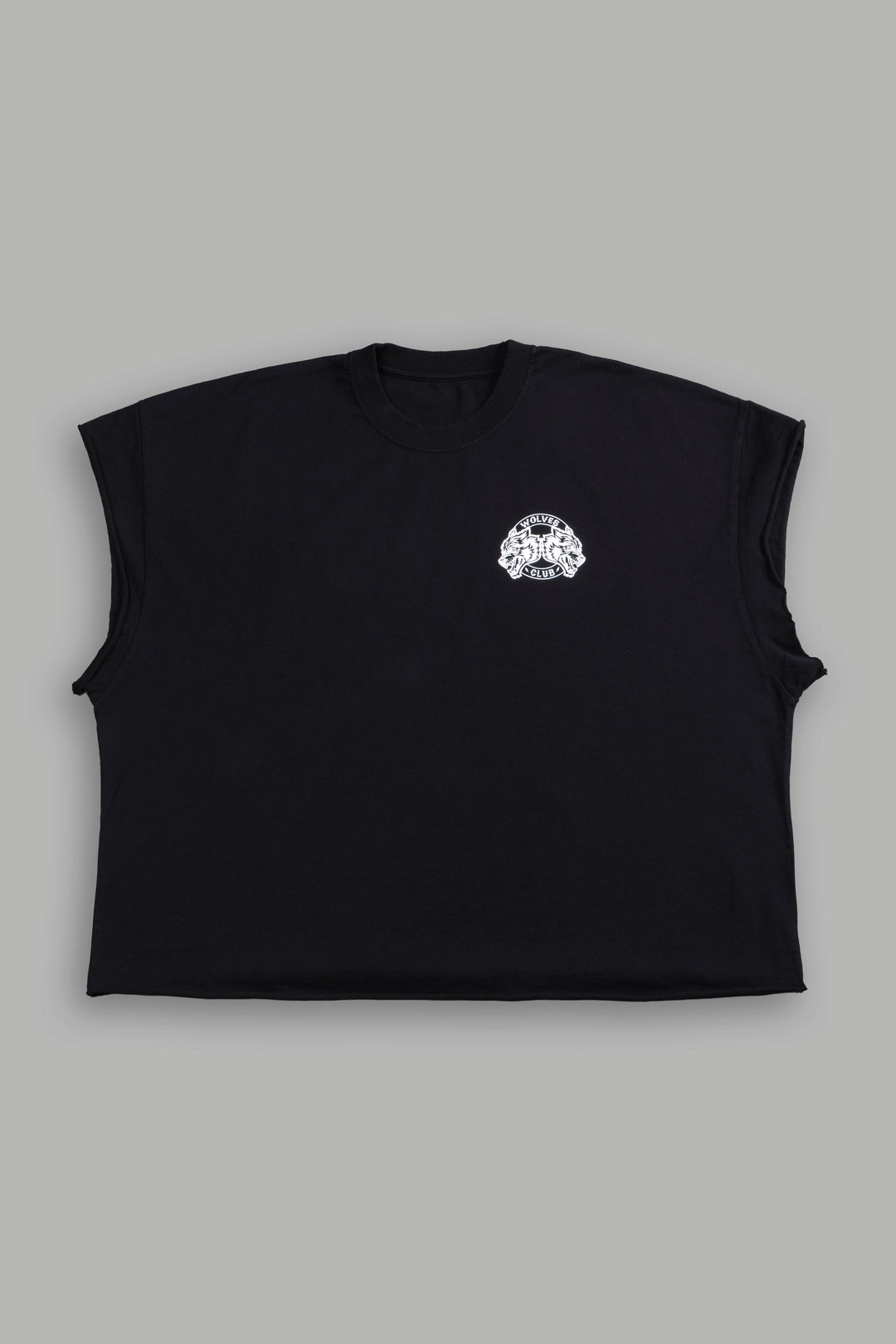 Wolves Club 2015 Till Forever Grunge Cut-Off Tee in Black