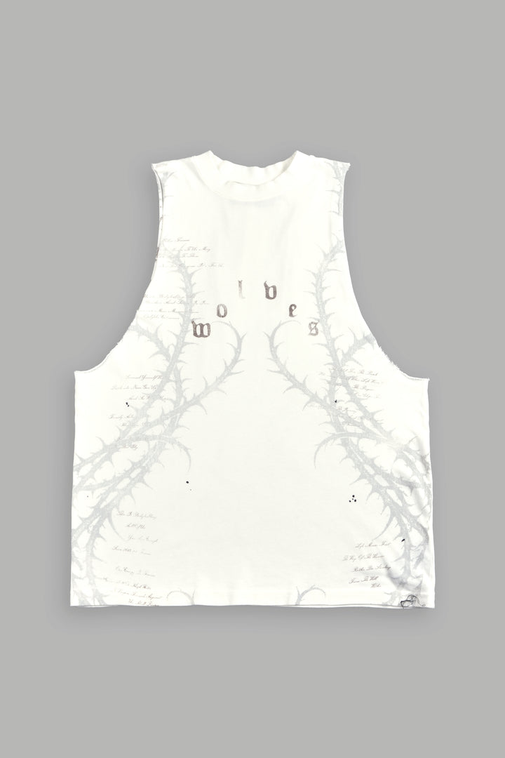 Thorns Frvr Tommy Muscle Tee In Cream