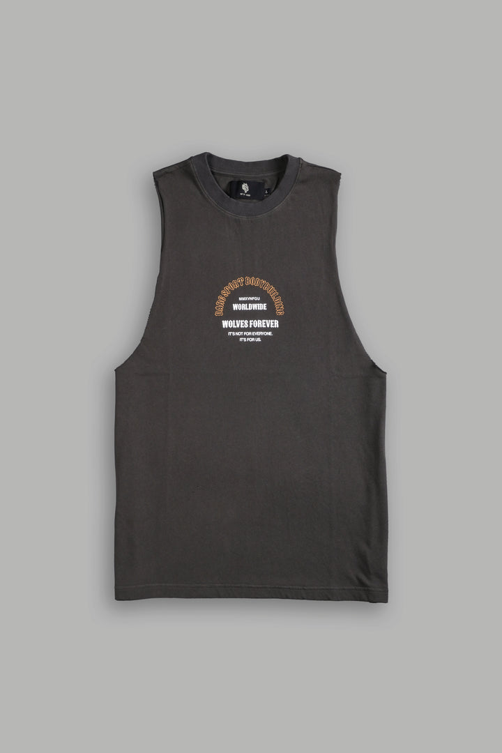 Iron Wolves "Tommy" Muscle Tee in Wolf Gray
