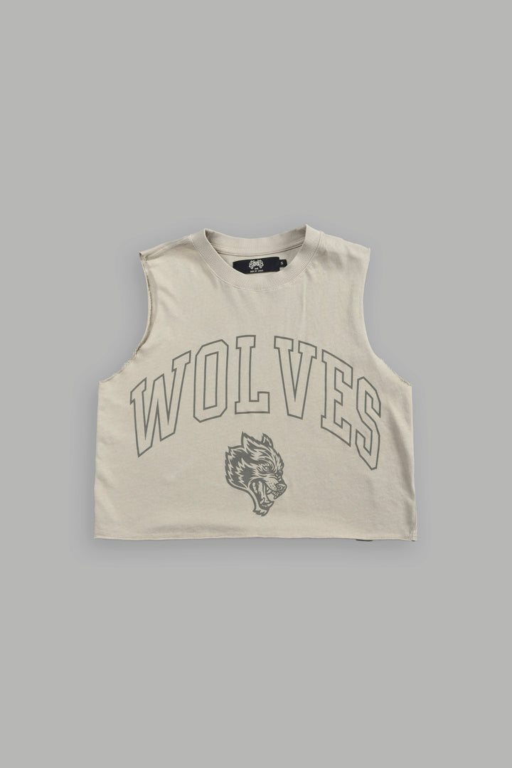 Loyalty Frvr Rosie Muscle Tee In Cactus Gray