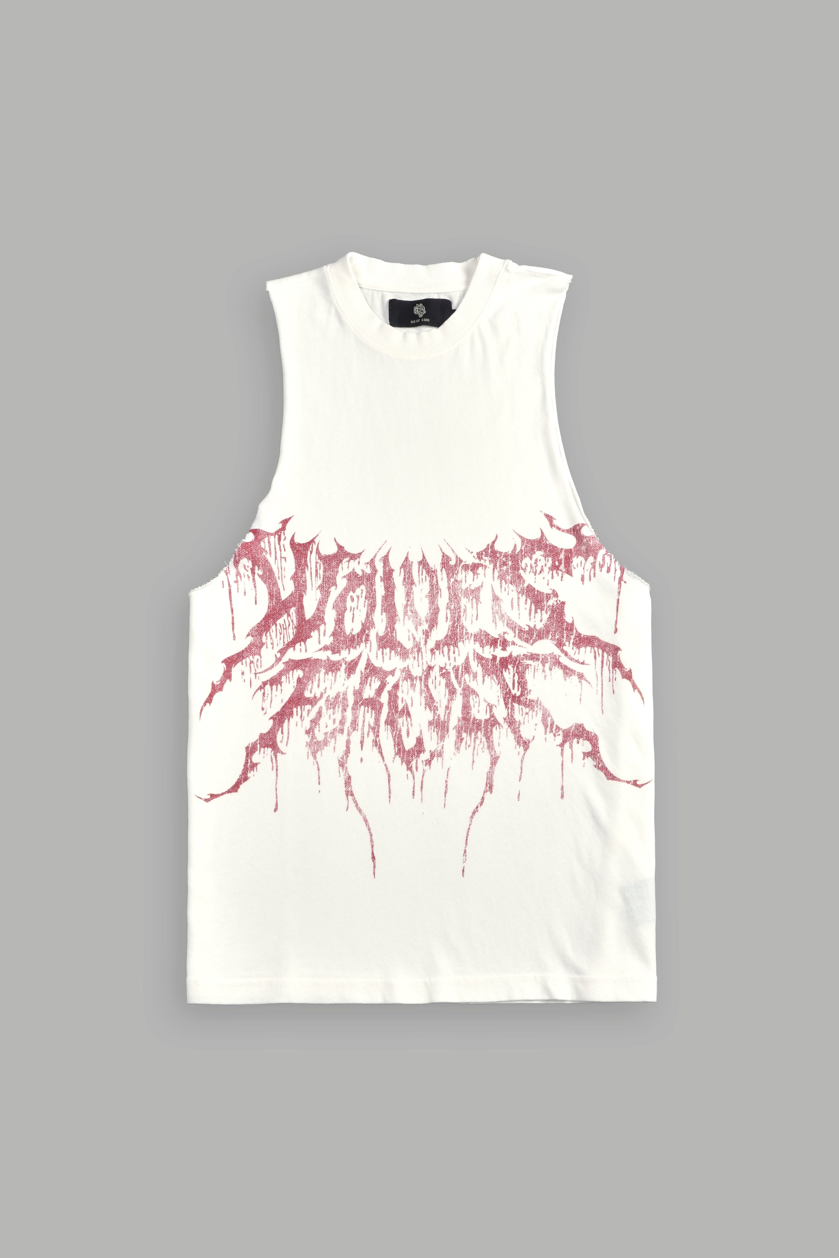 Drip Hesh "Tommy" Muscle Tee in Cream