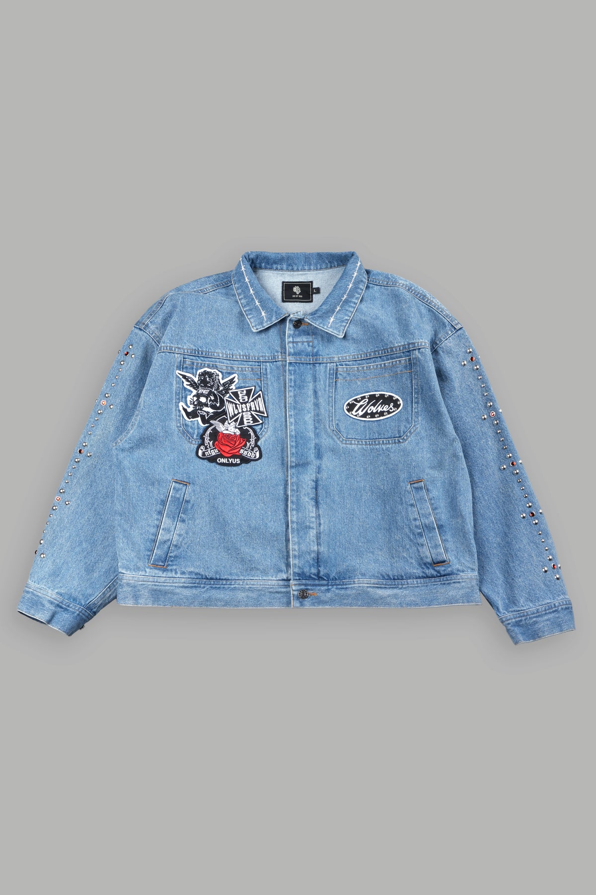 Wolves Heritage Jax Denim Jacket In Light Wash