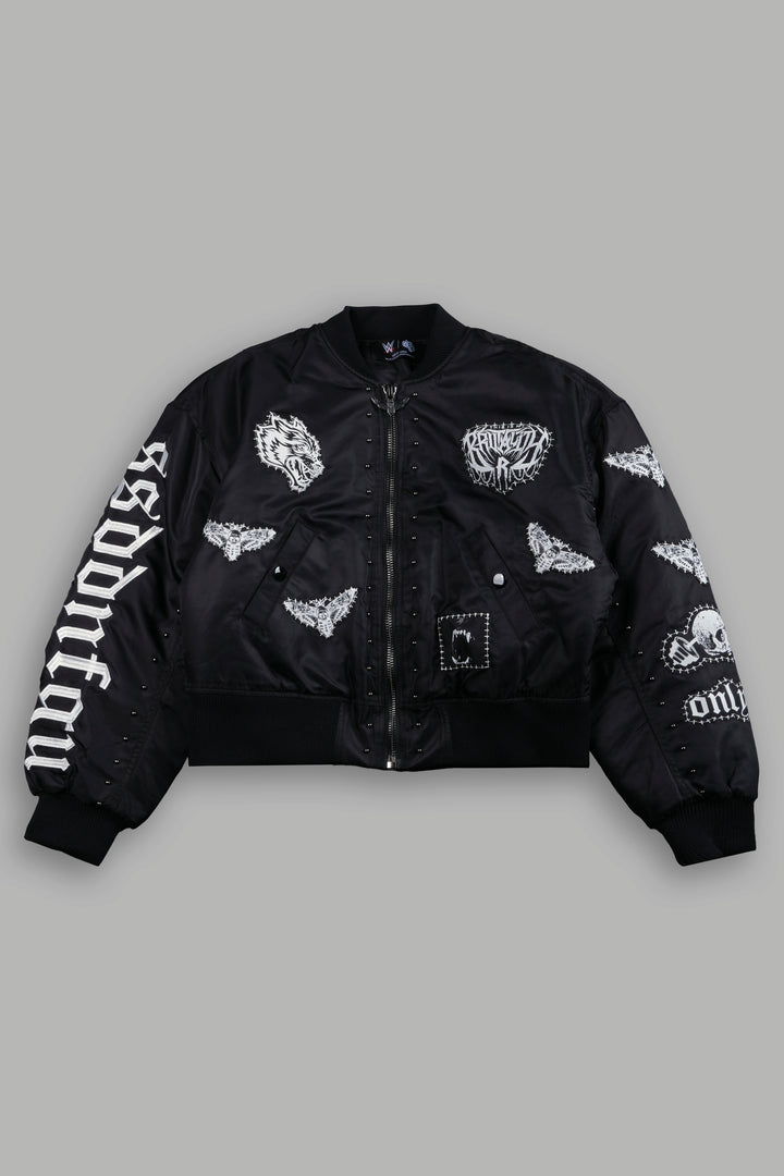 Give it Your All Trin Bomber in Black