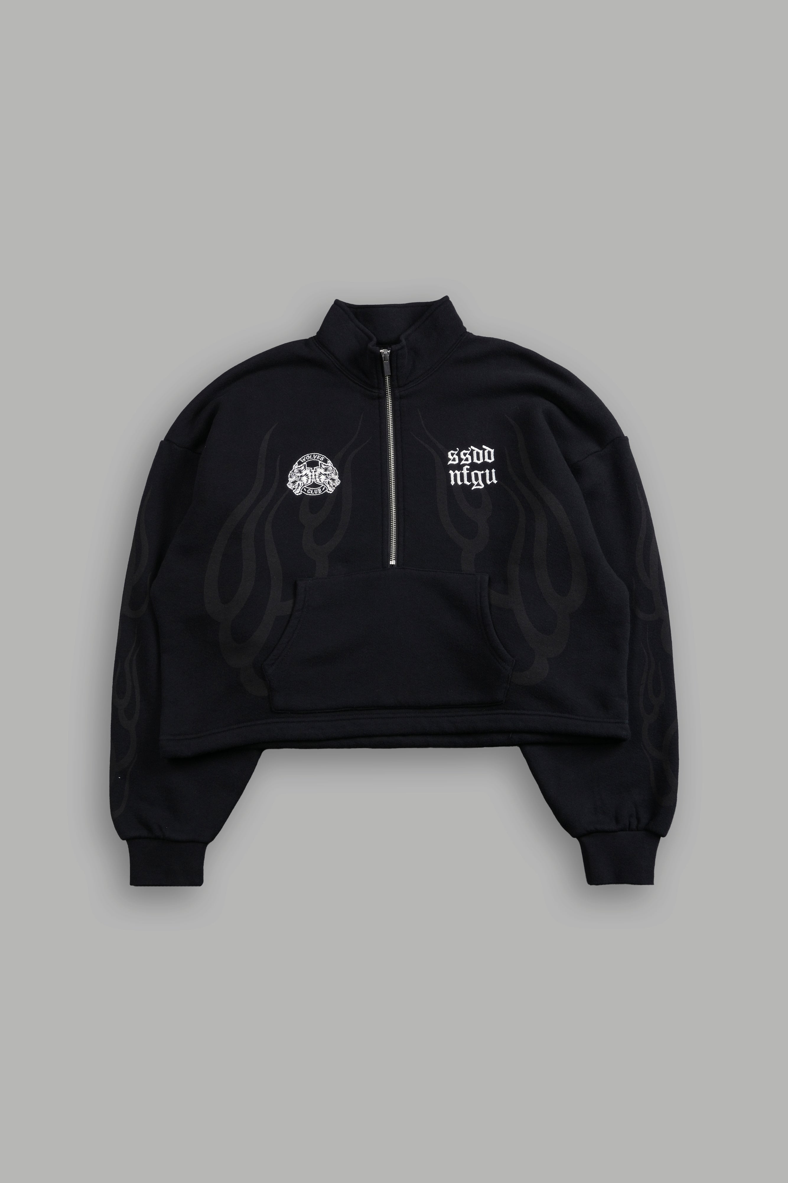 【Darc Sport 】EVERSON MOCKNECK SWEATER Wolves Flame Oversized 