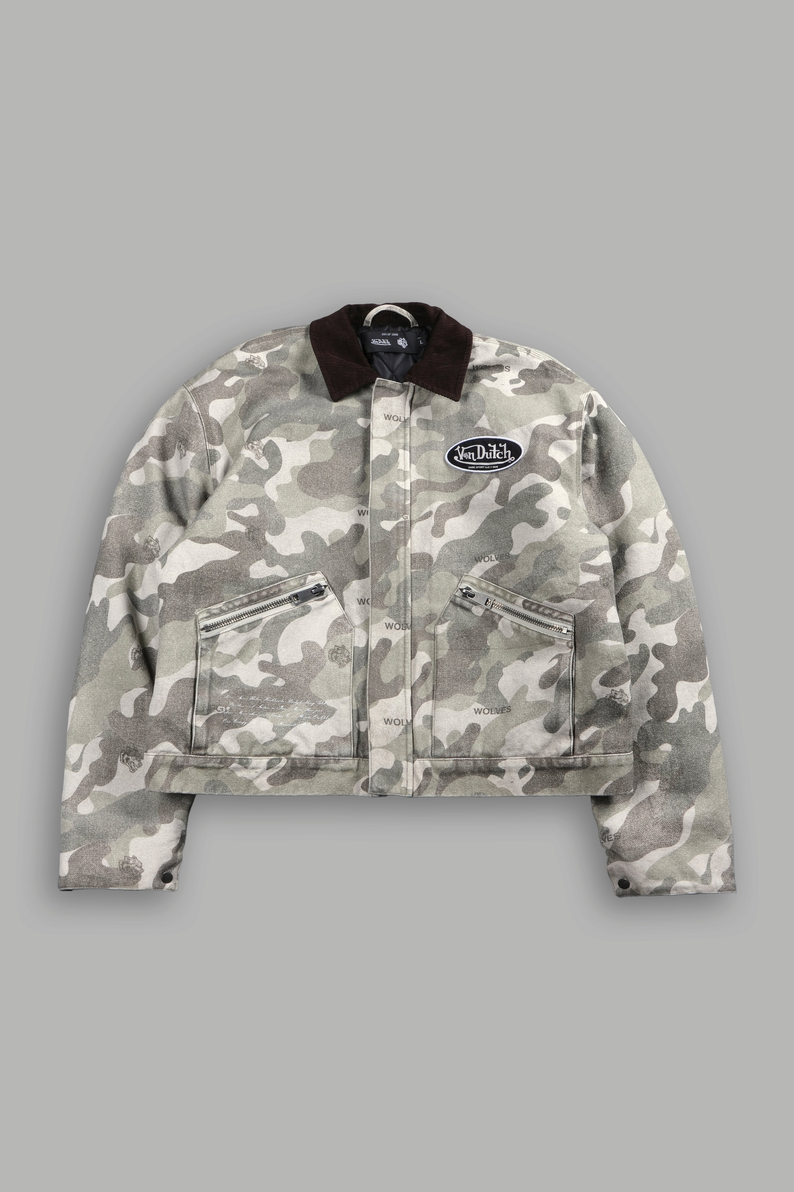 VD Chopper Earl Jacket in DSVD Green Camo