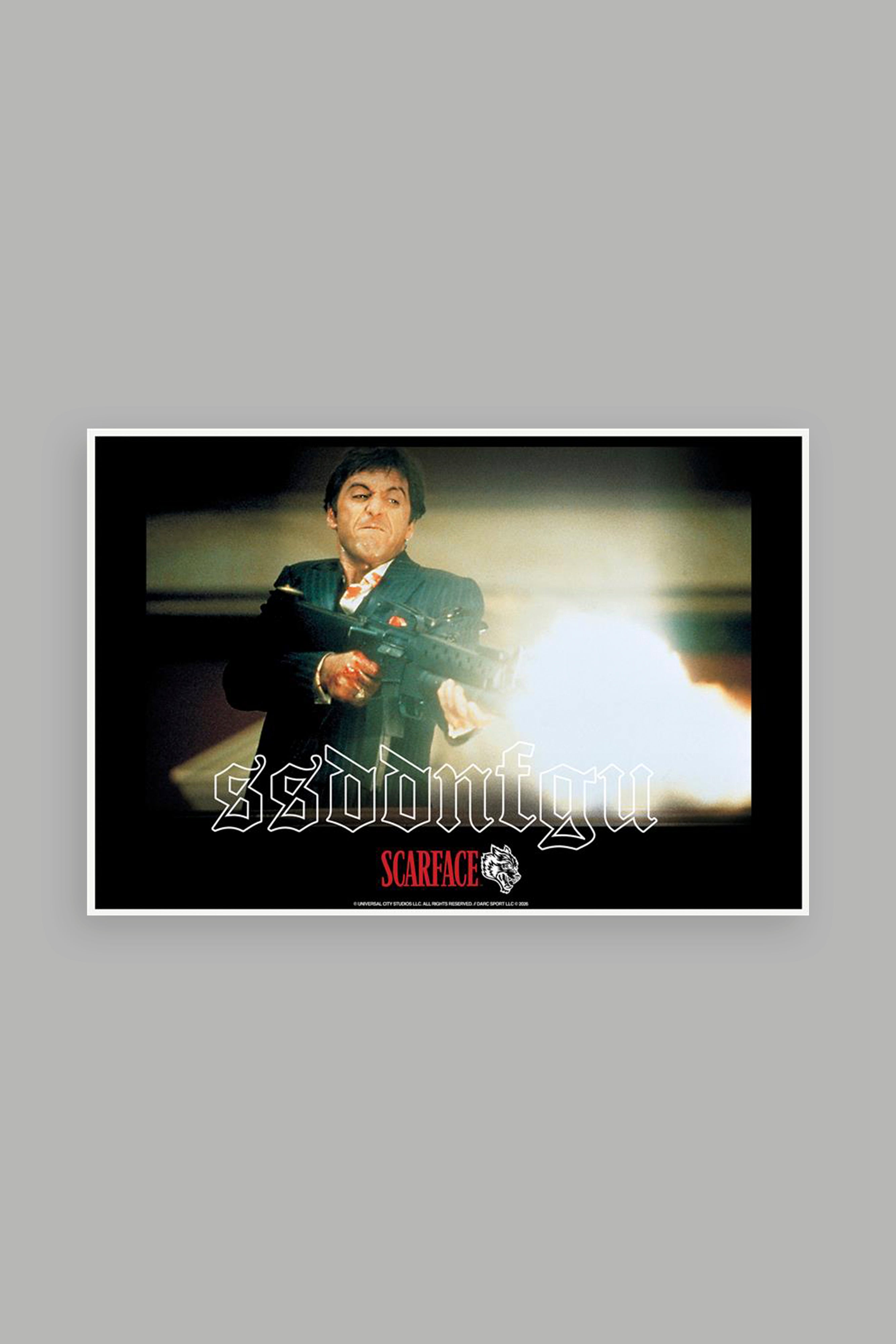 Say Hello Poster in Black