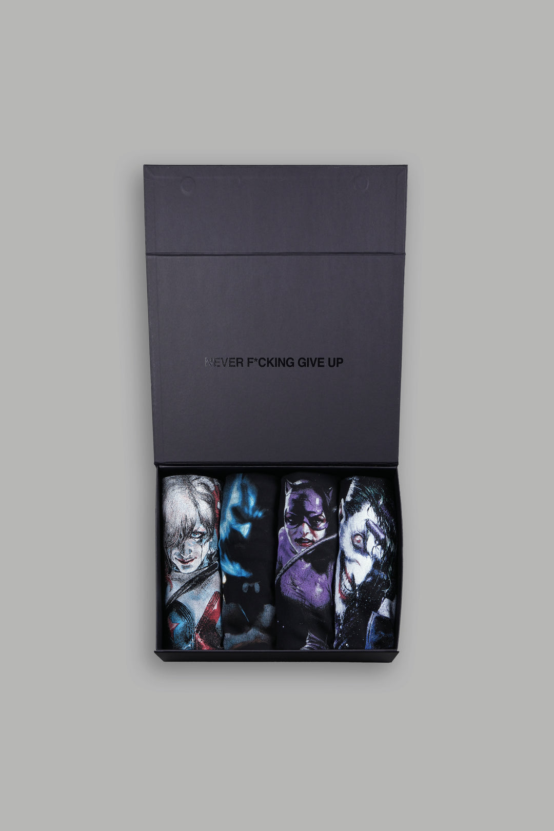 Batman VS Joker "Side-By-Side" Tee Box Set in Black