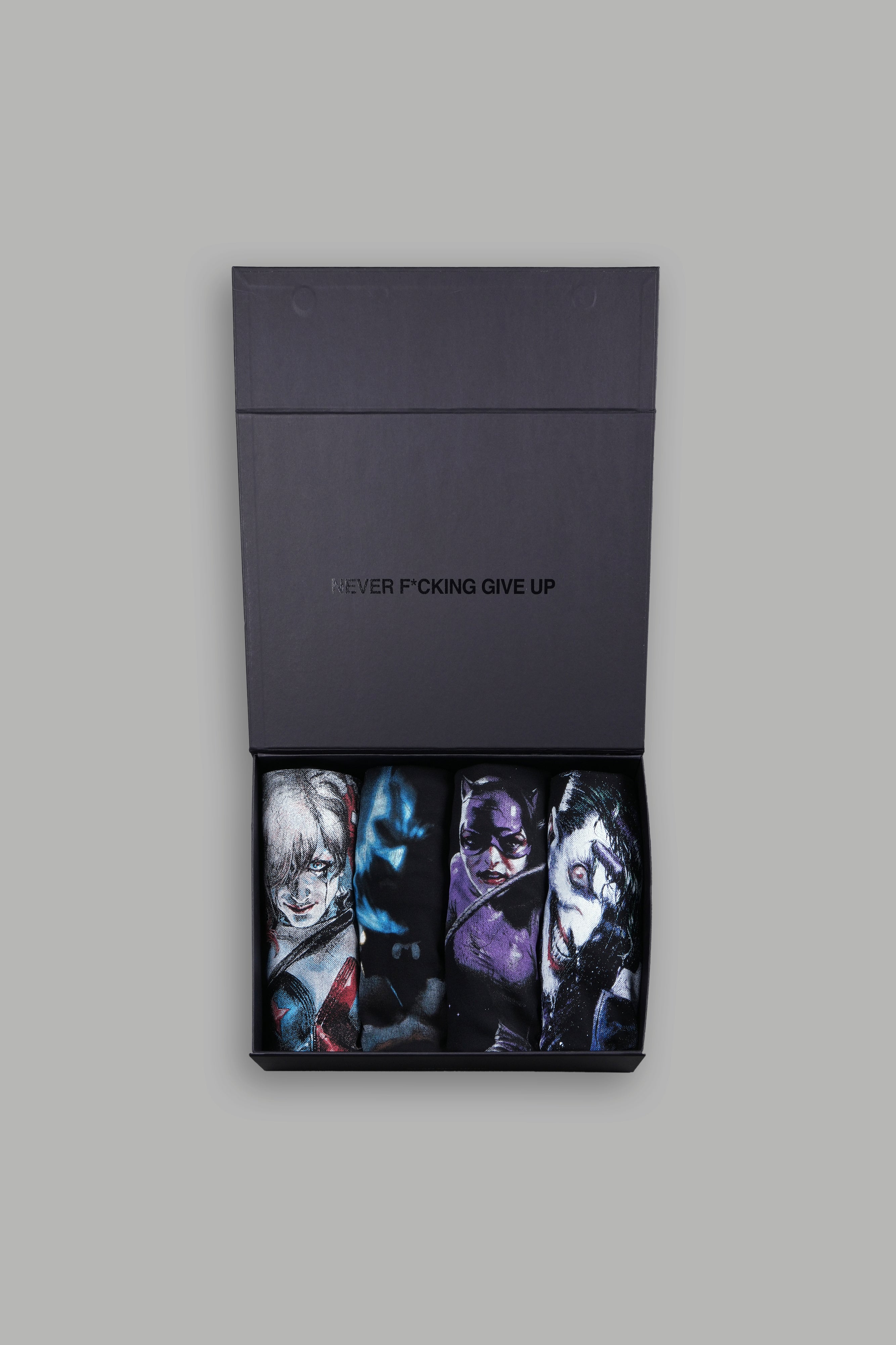 Batman VS Joker "Side-By-Side" Tee Box Set in Black