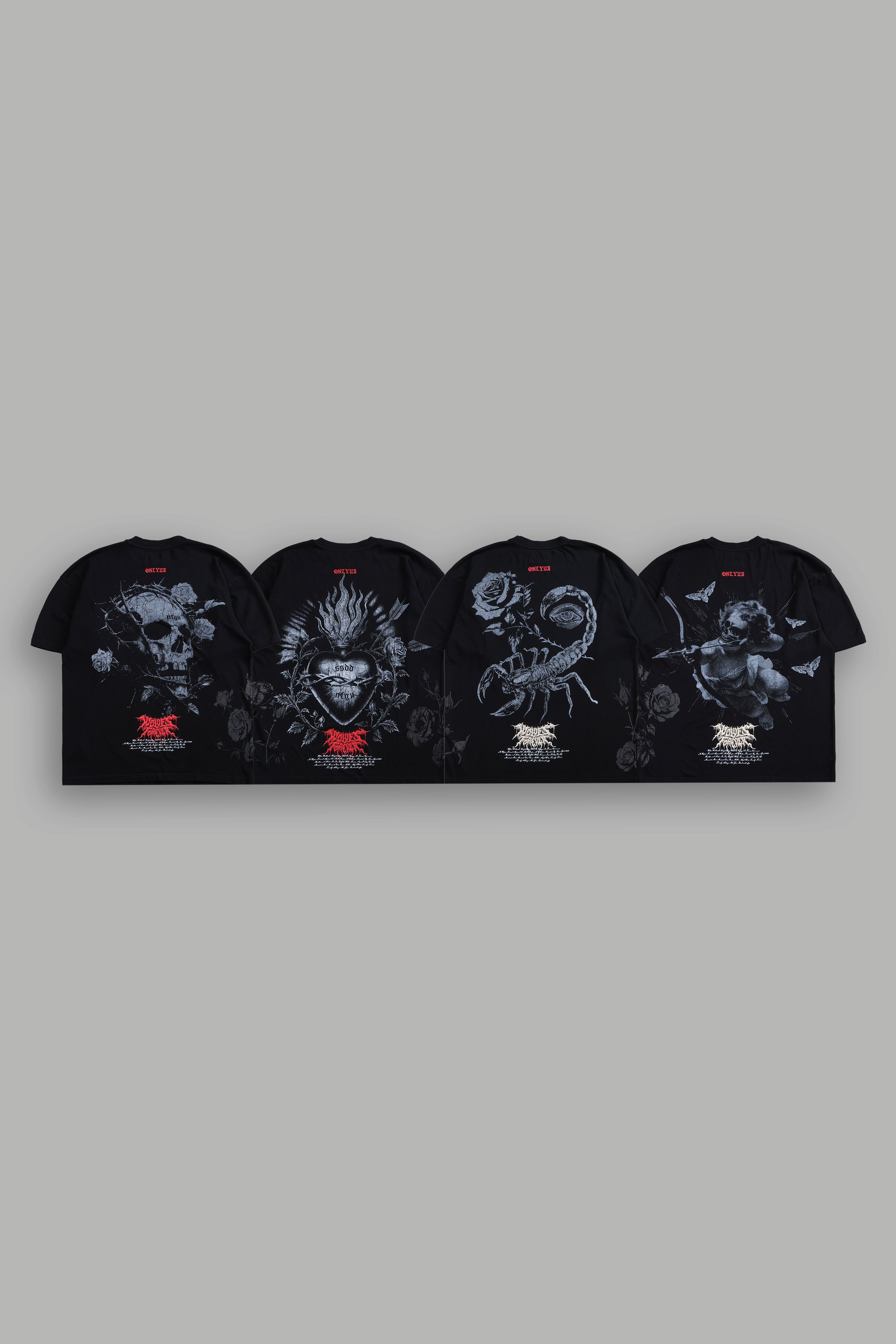 Corazón "Side-By-Side" Tee Box Set in Black