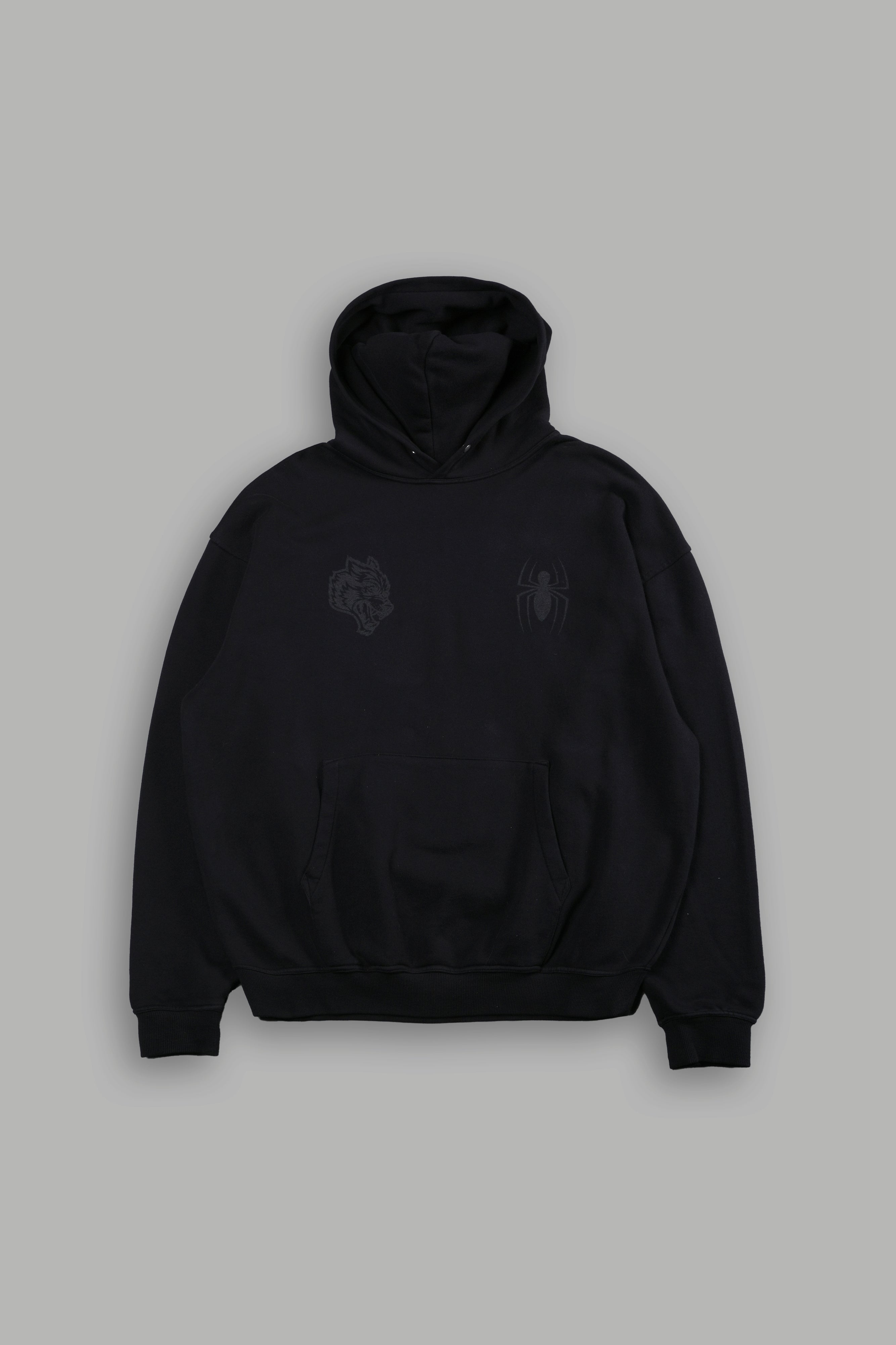 トップス TTTMSW 25ss Pierce hoodie BLACK Webs and Shadows 