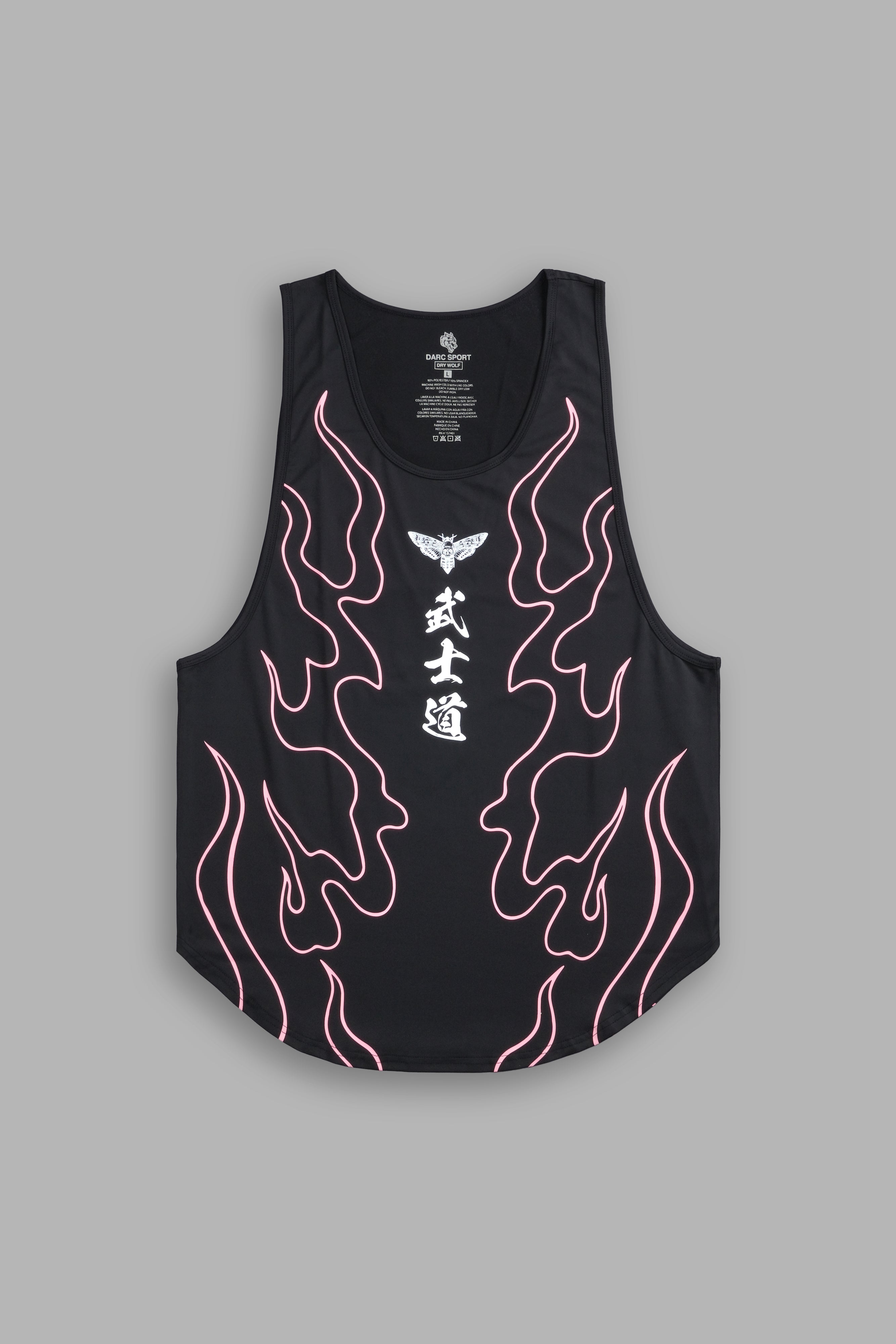 Okami "Dry Wolf" (Drop) Tank in Black