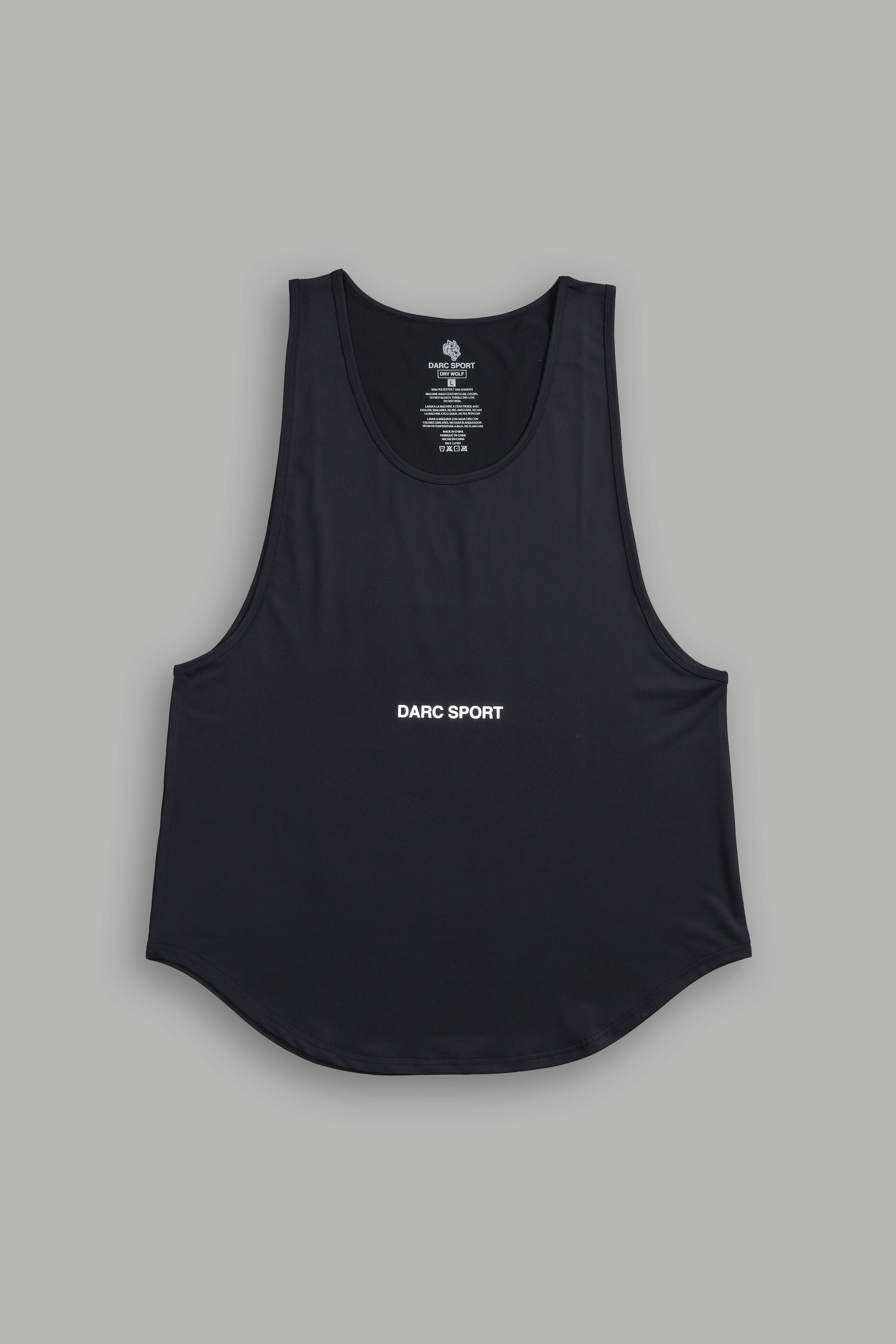 Come Hell Or High Water "Dry Wolf" (Drop) Tank in Black