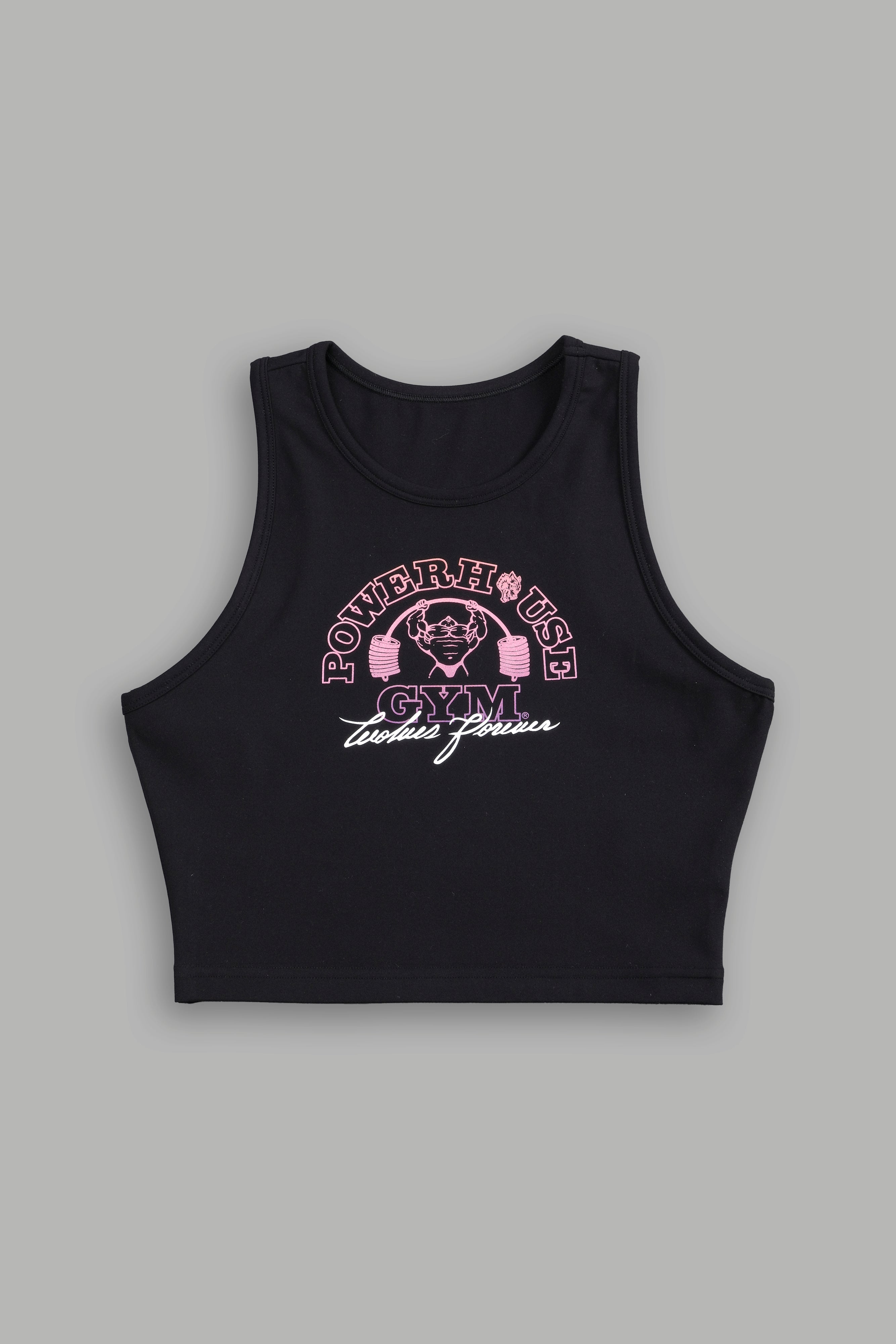 Wolves House "Energy" Racerback Tank in Black