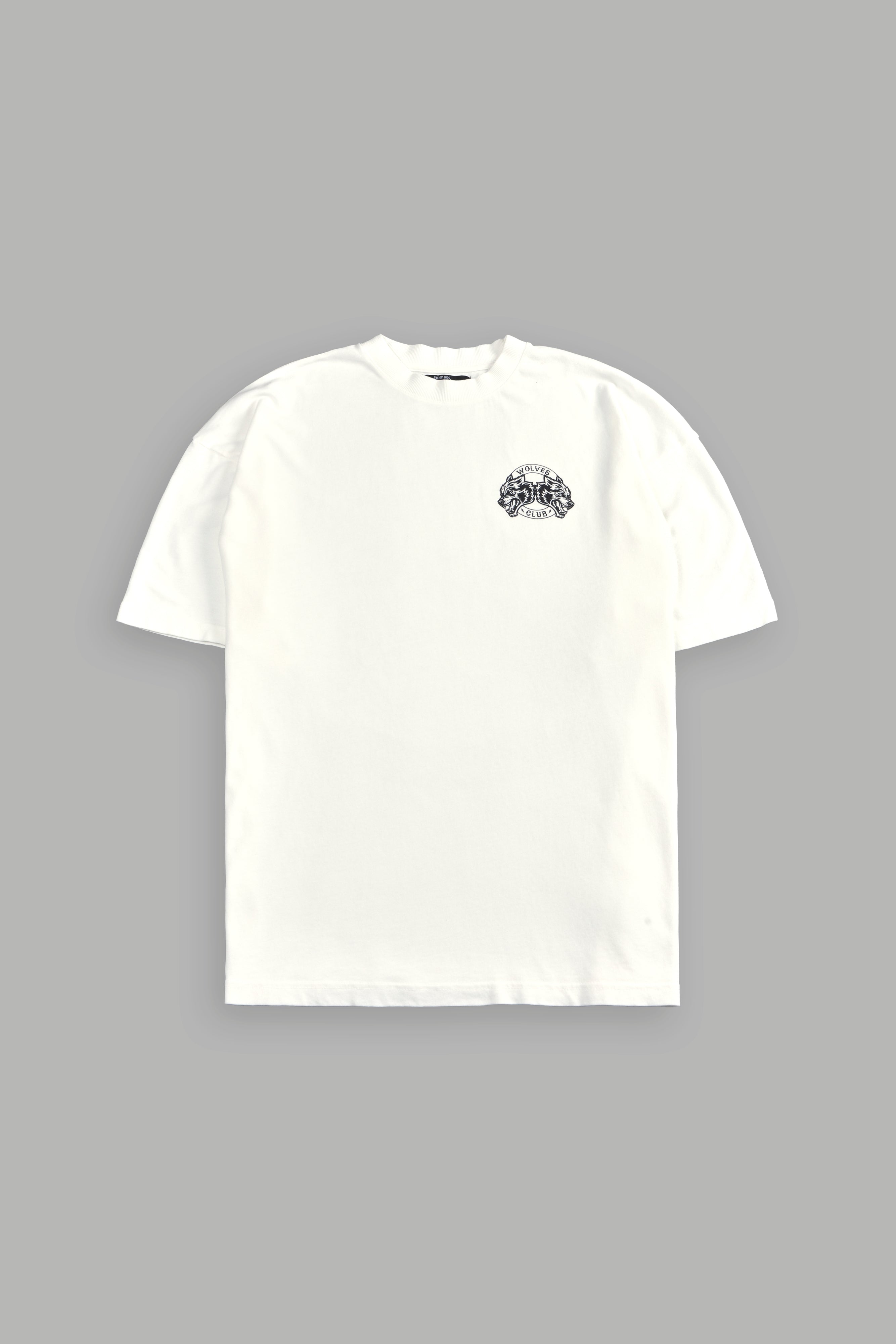 Wolves Club 2015 Till Forever "Premium" Oversized Tee in Cream