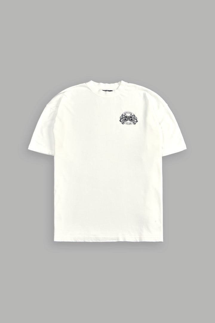 Wolves Club 2015 Till Forever "Premium" Oversized Tee in Cream
