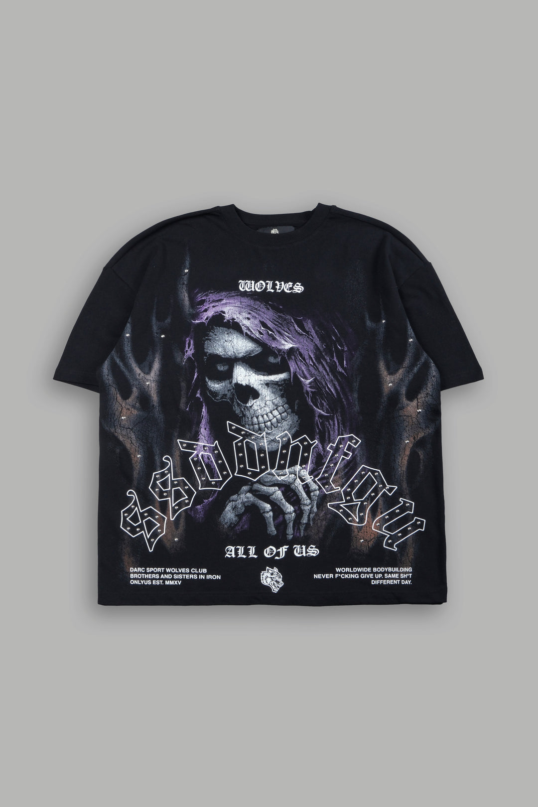 Reaper'S Calling Premium Oversized Tee In Black