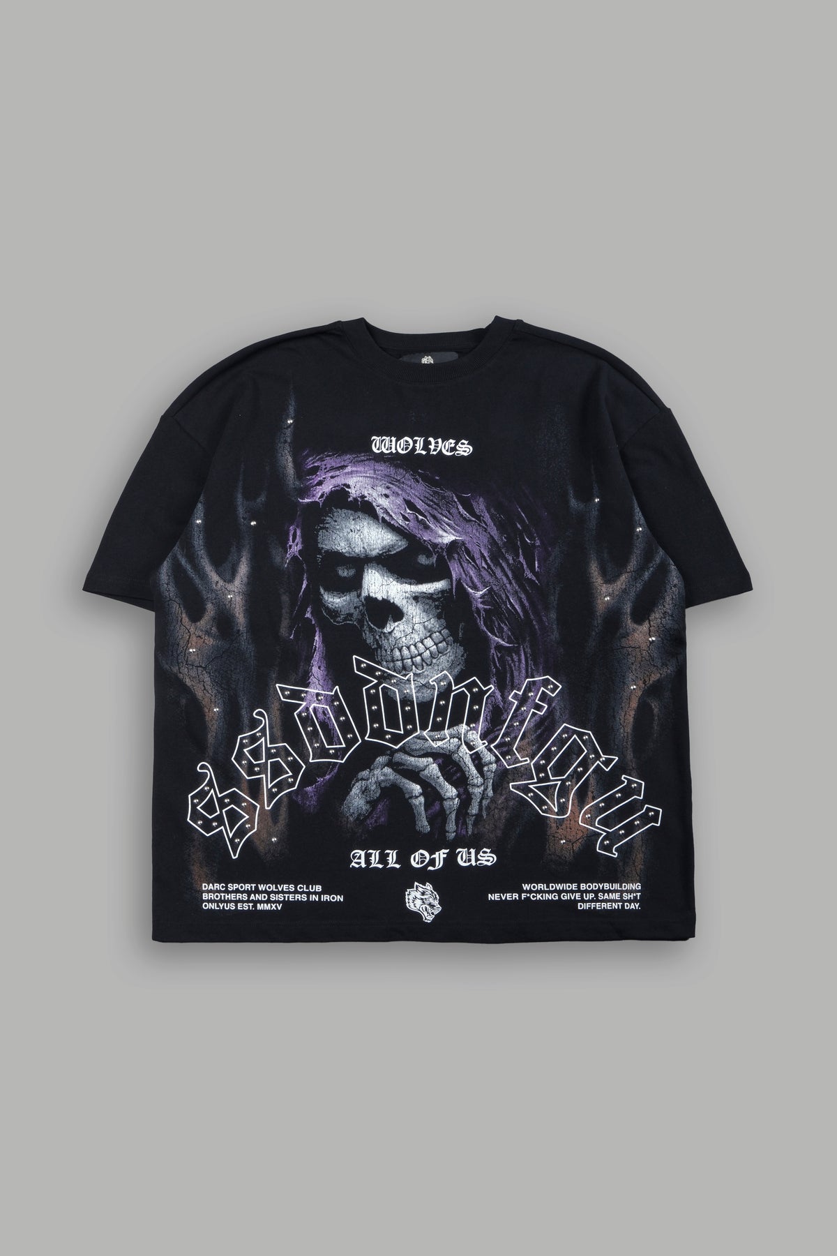 Reaper'S Calling Premium Oversized Tee In Black