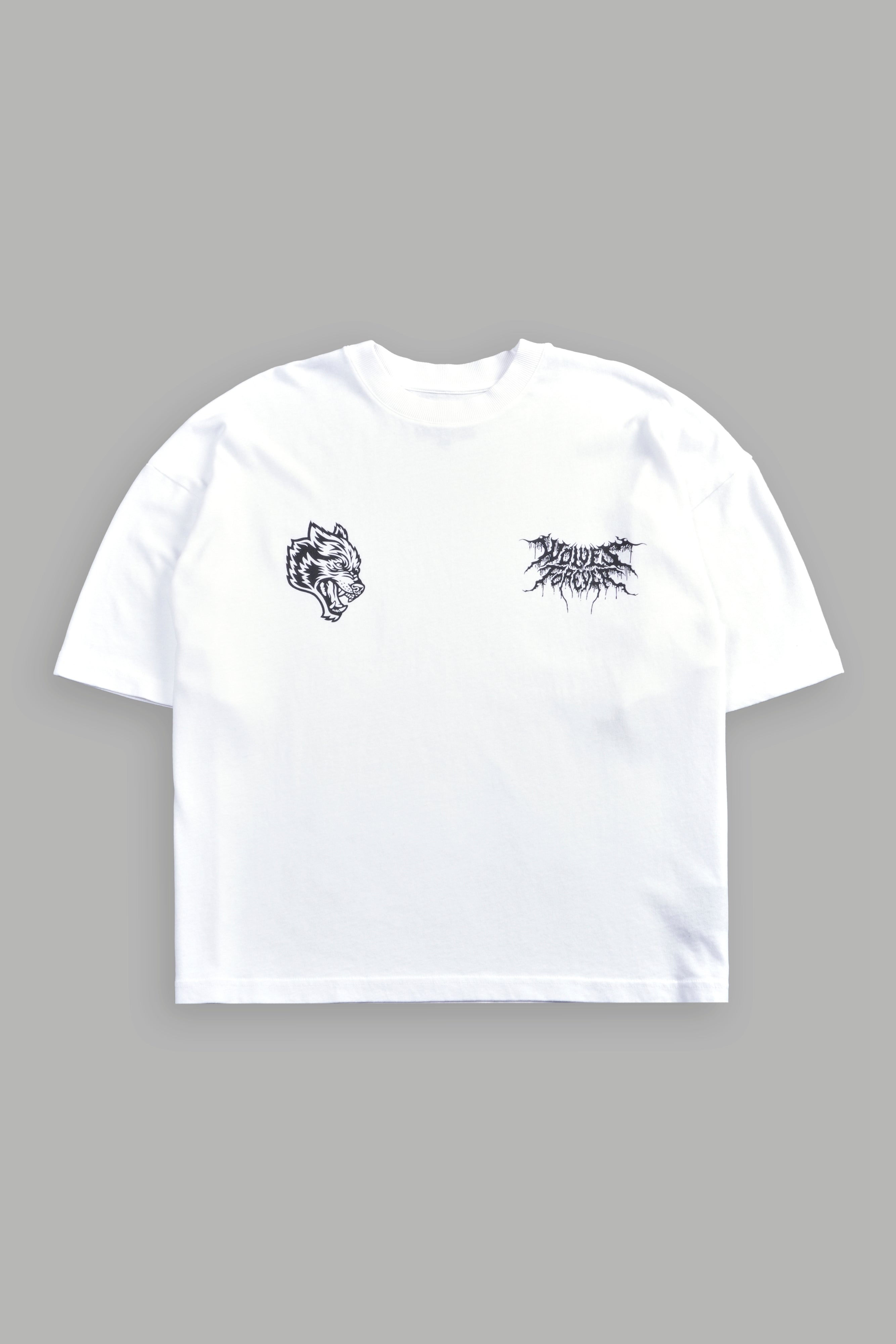 Where Shadows Begin Premium "Box Cut" Tee in White