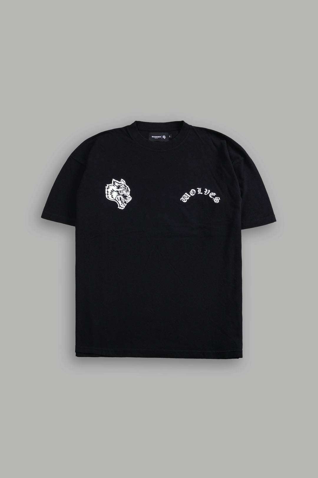 Silent Killer "Premium" Oversized Tee in Black