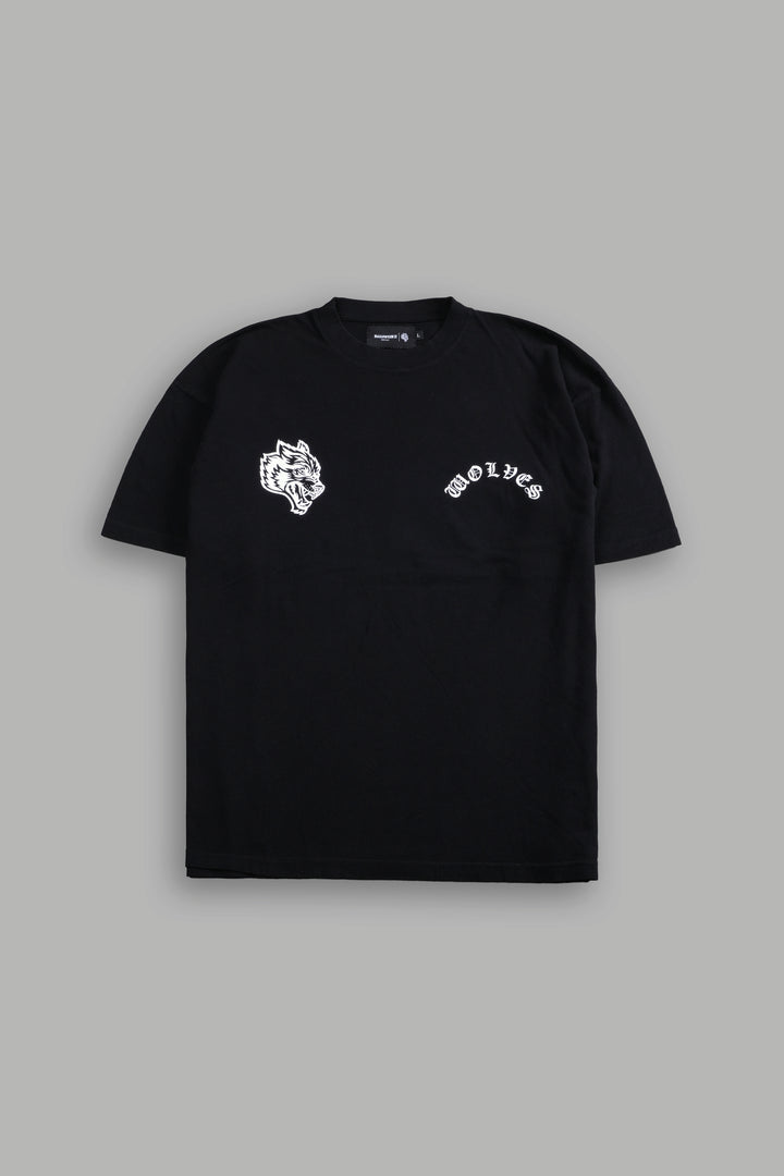Silent Killer "Premium" Oversized Tee in Black
