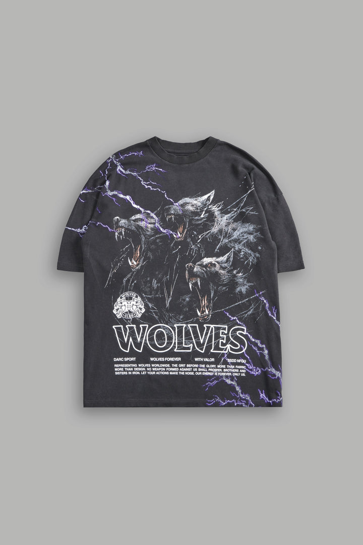 Cerberus V2 "Premium" Oversized Tee in Wolf Gray