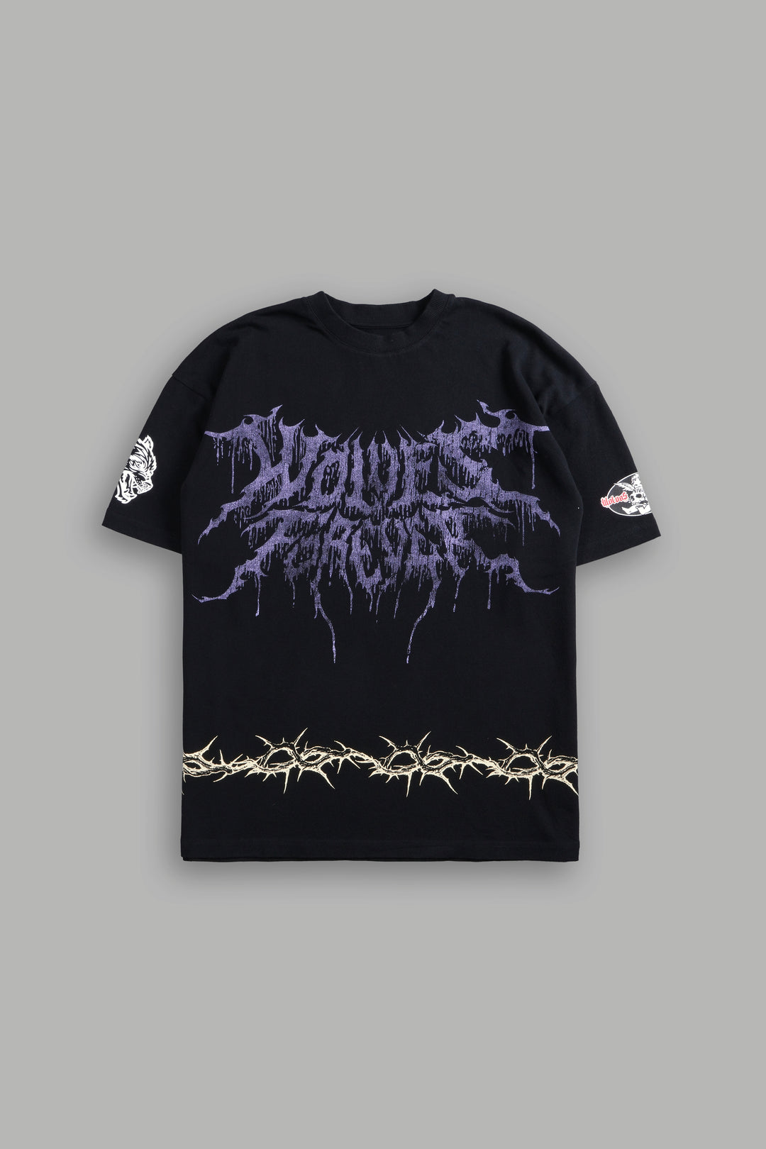 Drip Hesh "Premium" Oversized Tee in Black/Purple