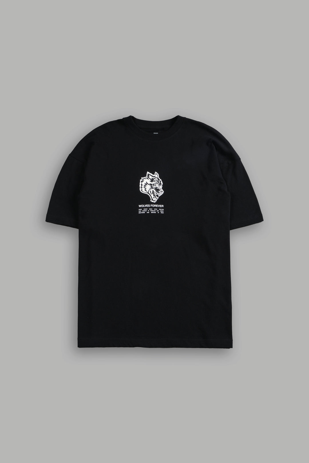 Wolves Have Your Back "Premium" Oversized Tee in Black