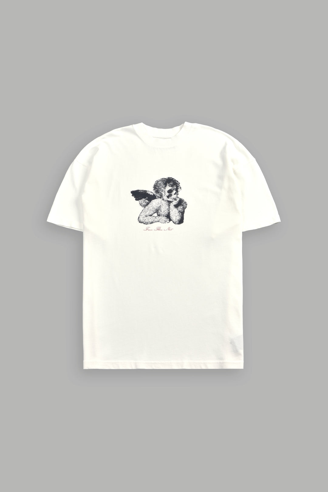 Fallen Halo Oversized "Premium" Unisex Tee in Cream
