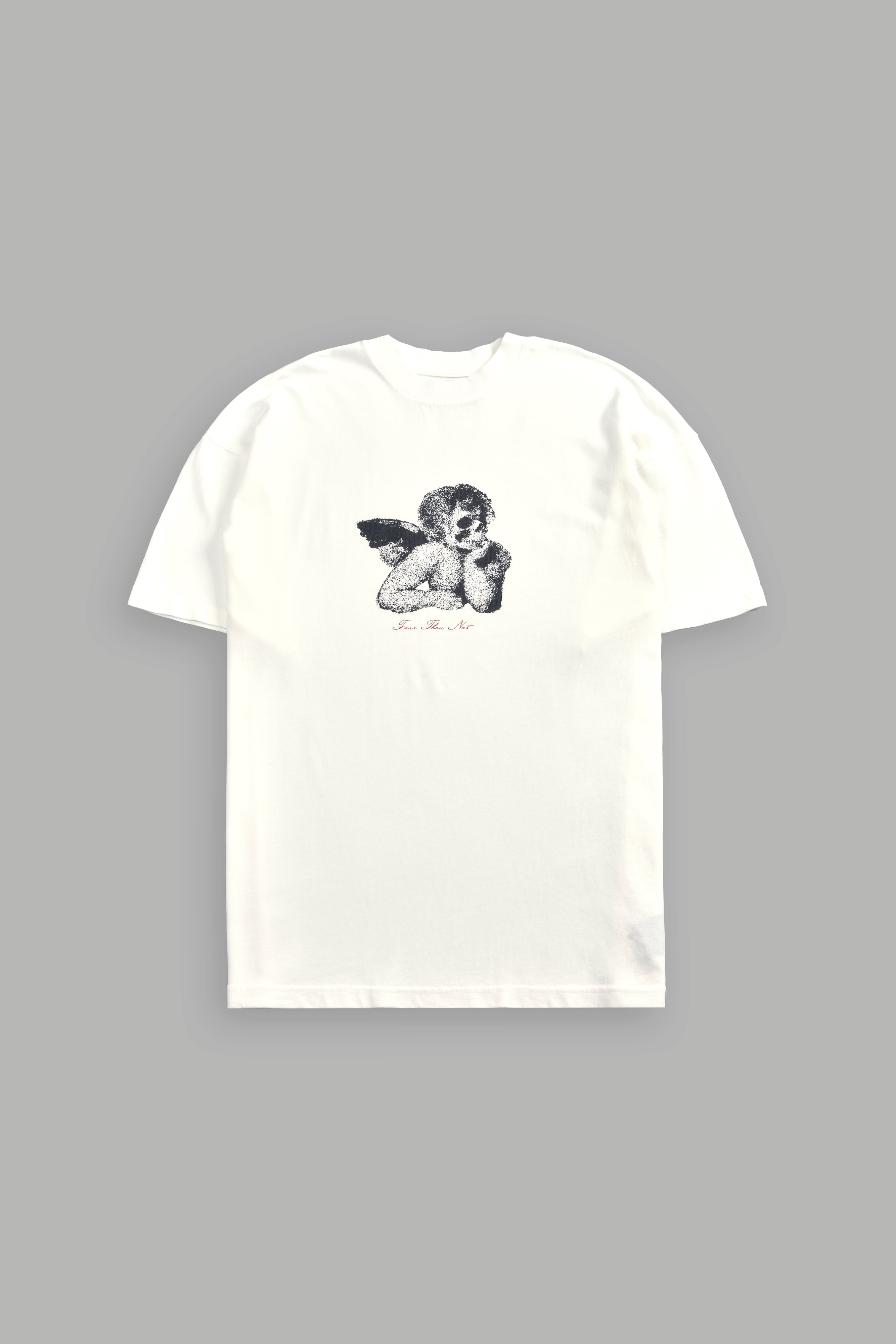 Fallen Halo Oversized "Premium" Unisex Tee in Cream