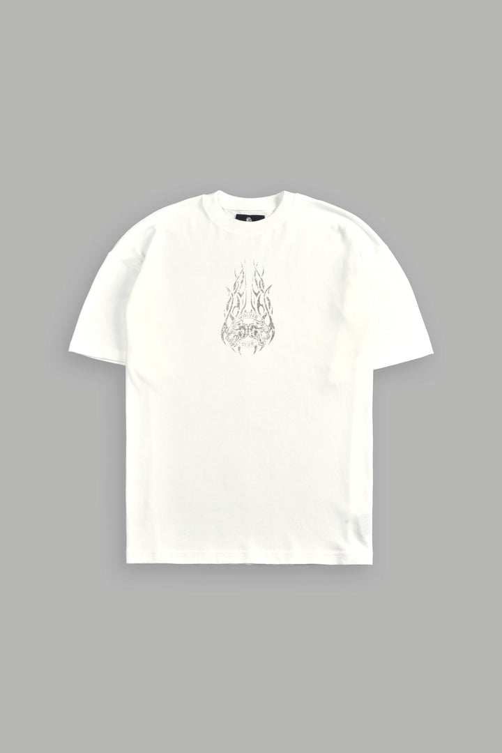 Finite Flame "Premium" Oversized Tee in Cream