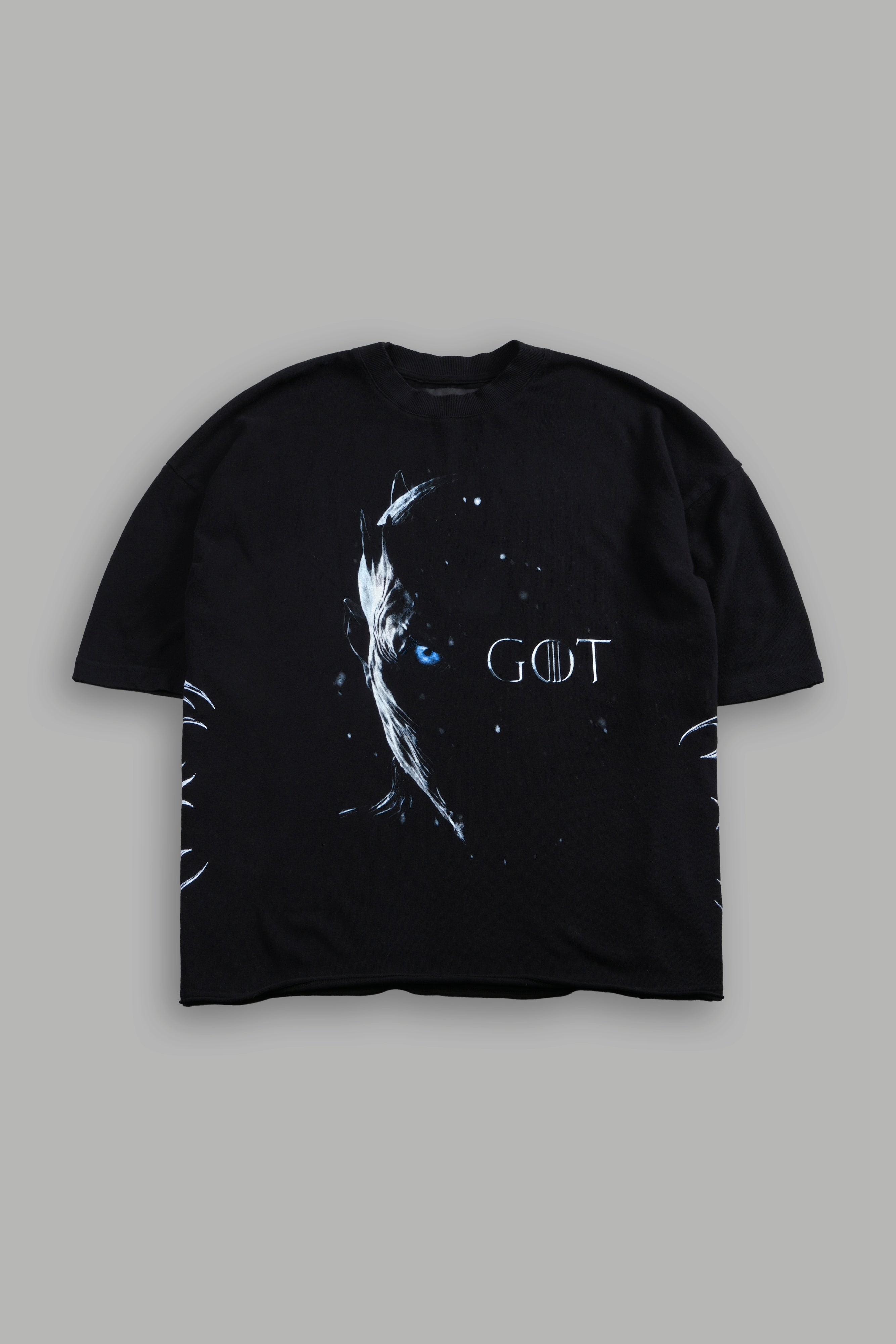 North Remembers Premium Oversized Raw Hem Box Cut Tee