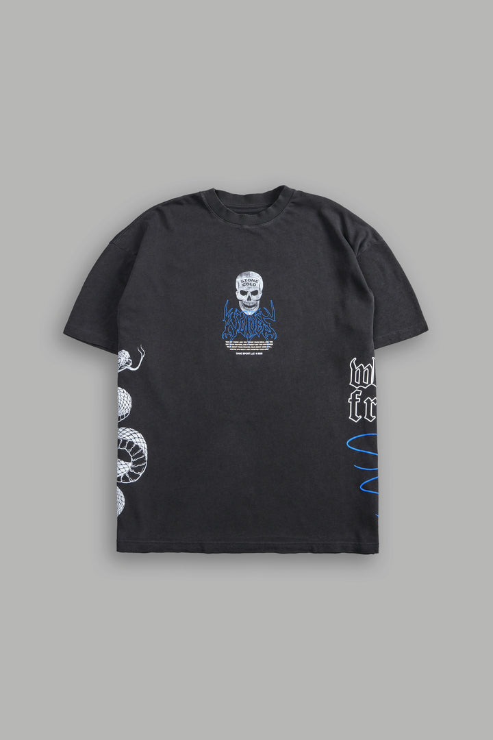 Austin 3:16 "Premium" Oversized Tee in Wolf Gray