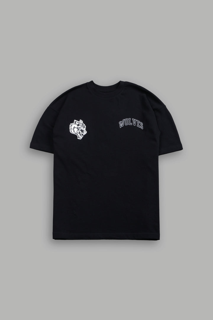 Dorian Premium Oversized Tee in Black