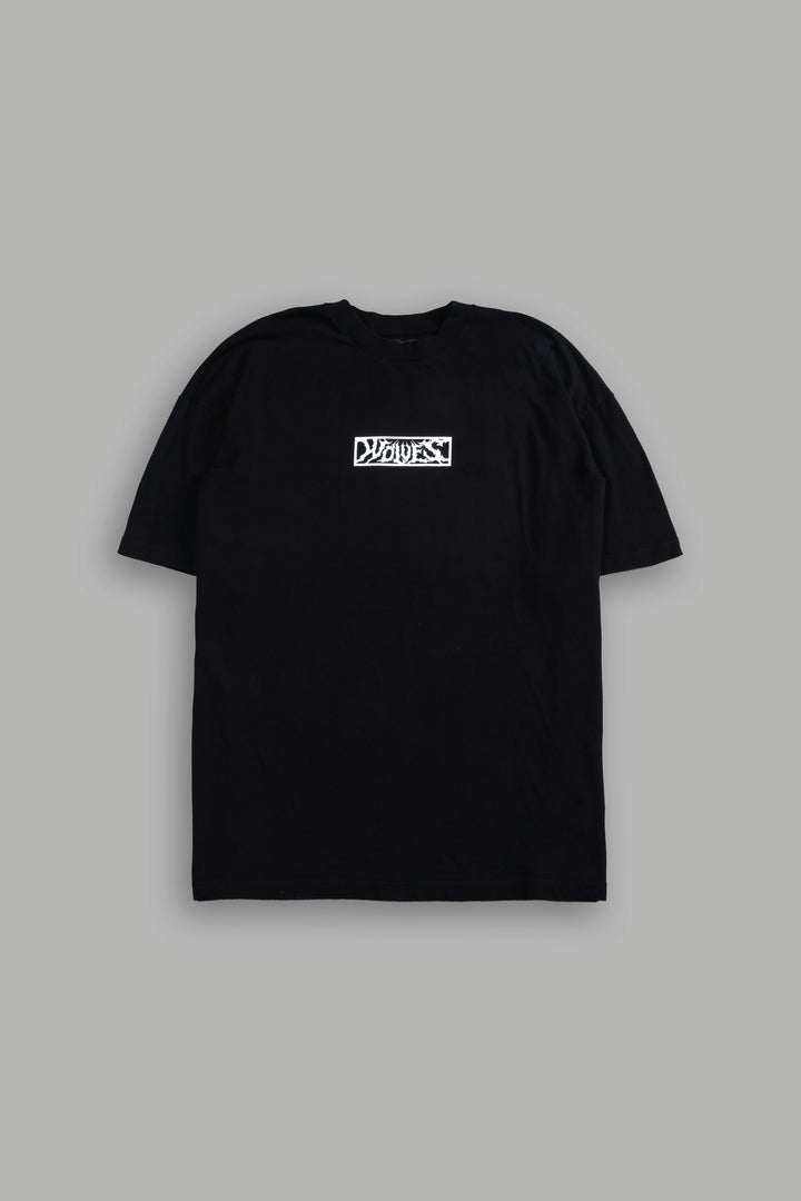 Spider in the Night "Premium" Oversized Tee in Black