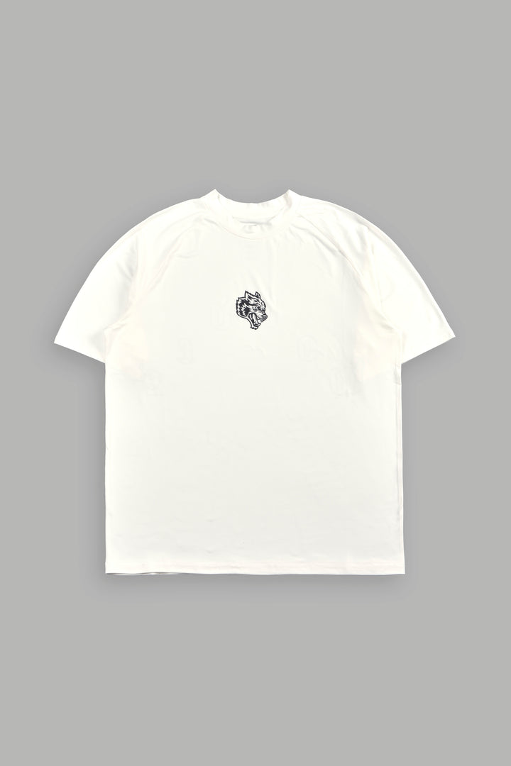 Wolves Pyramid V2 Dry Wolf Raglan Ss Tee In White