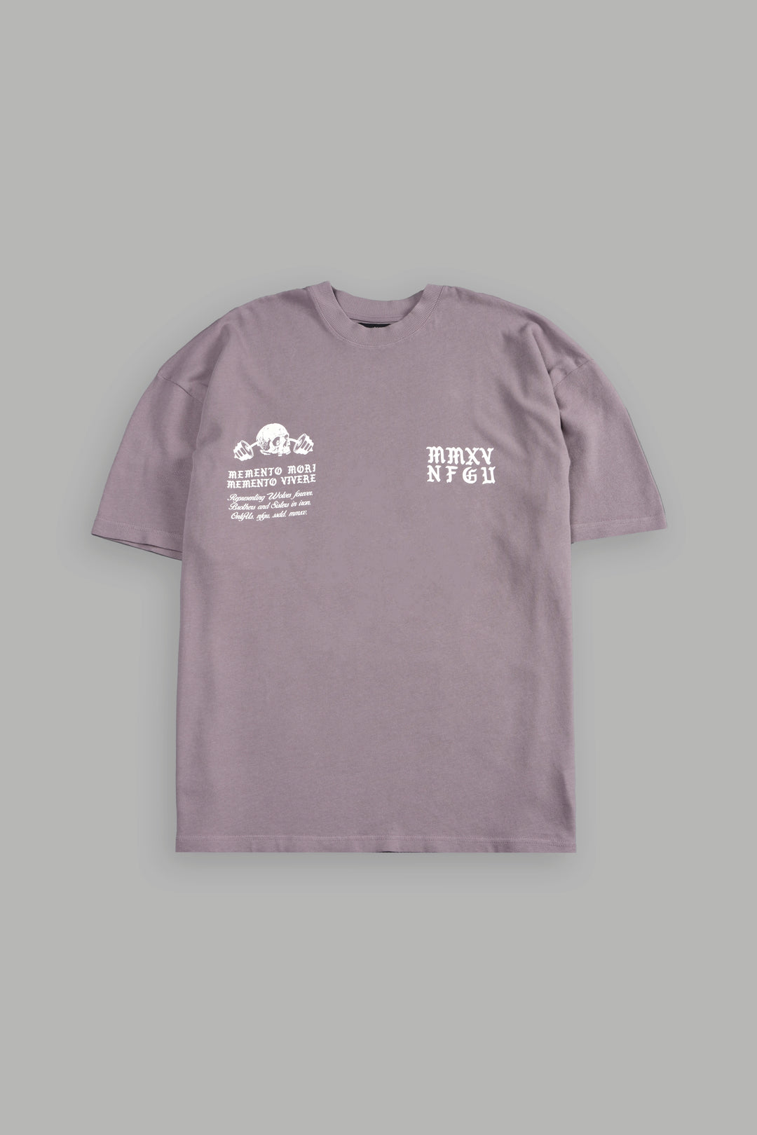 Yesterday's Gone "Premium" Oversized Tee in Pale Gray