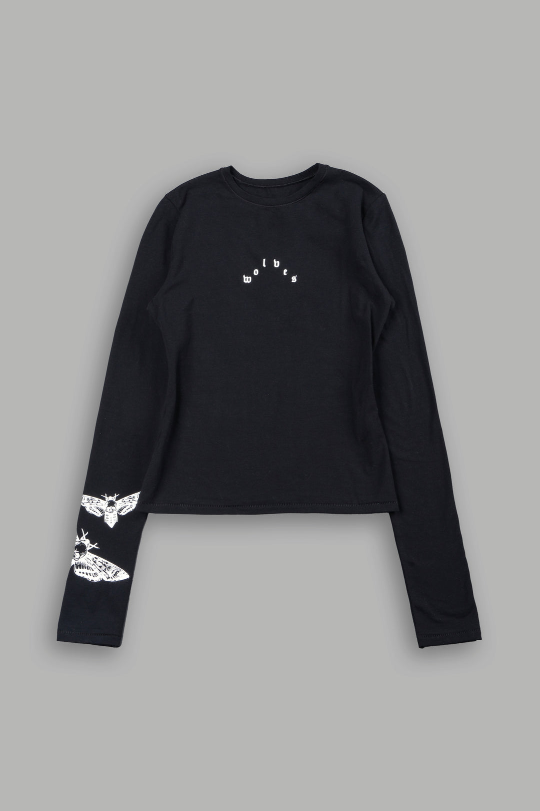 Moth Pyramid Eden Ls Tee In Black