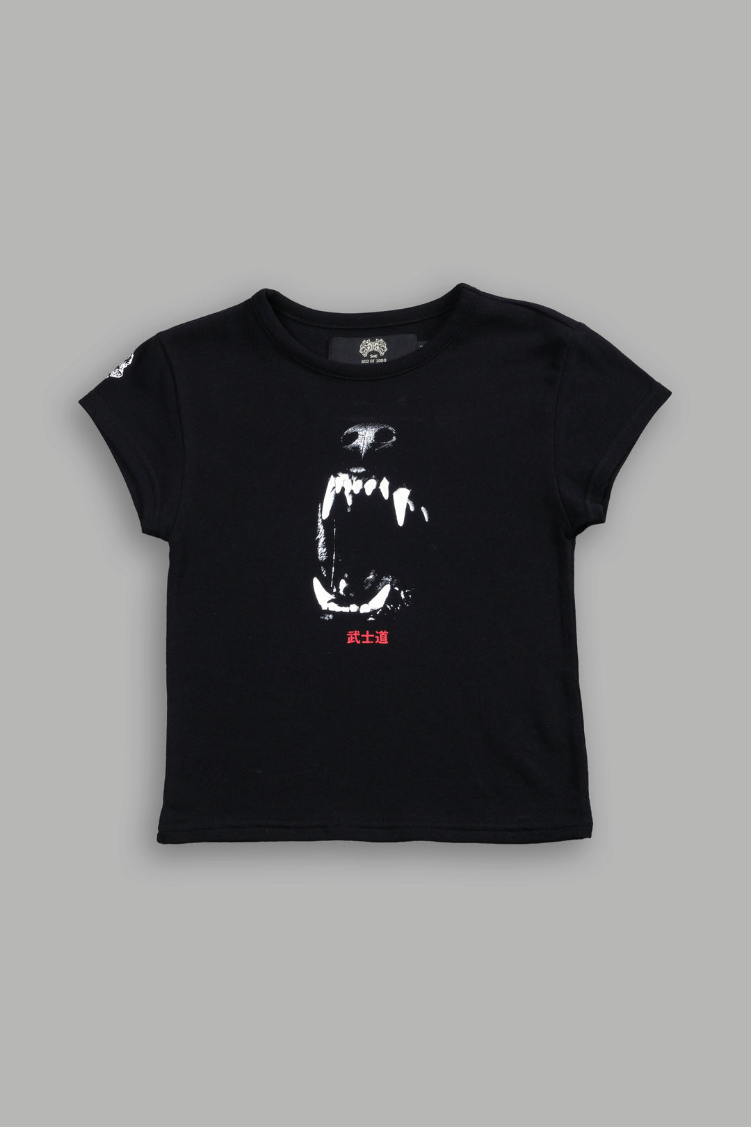Blood Thirsty Kanji "Baby" Tee in Black